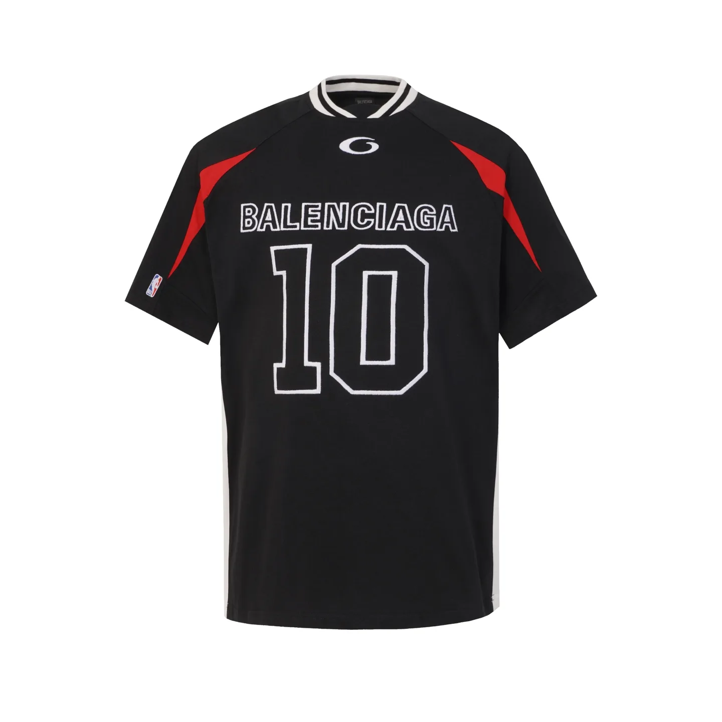 NBA Logo Embroidered Paneled Jersey T-Shirt D19020031