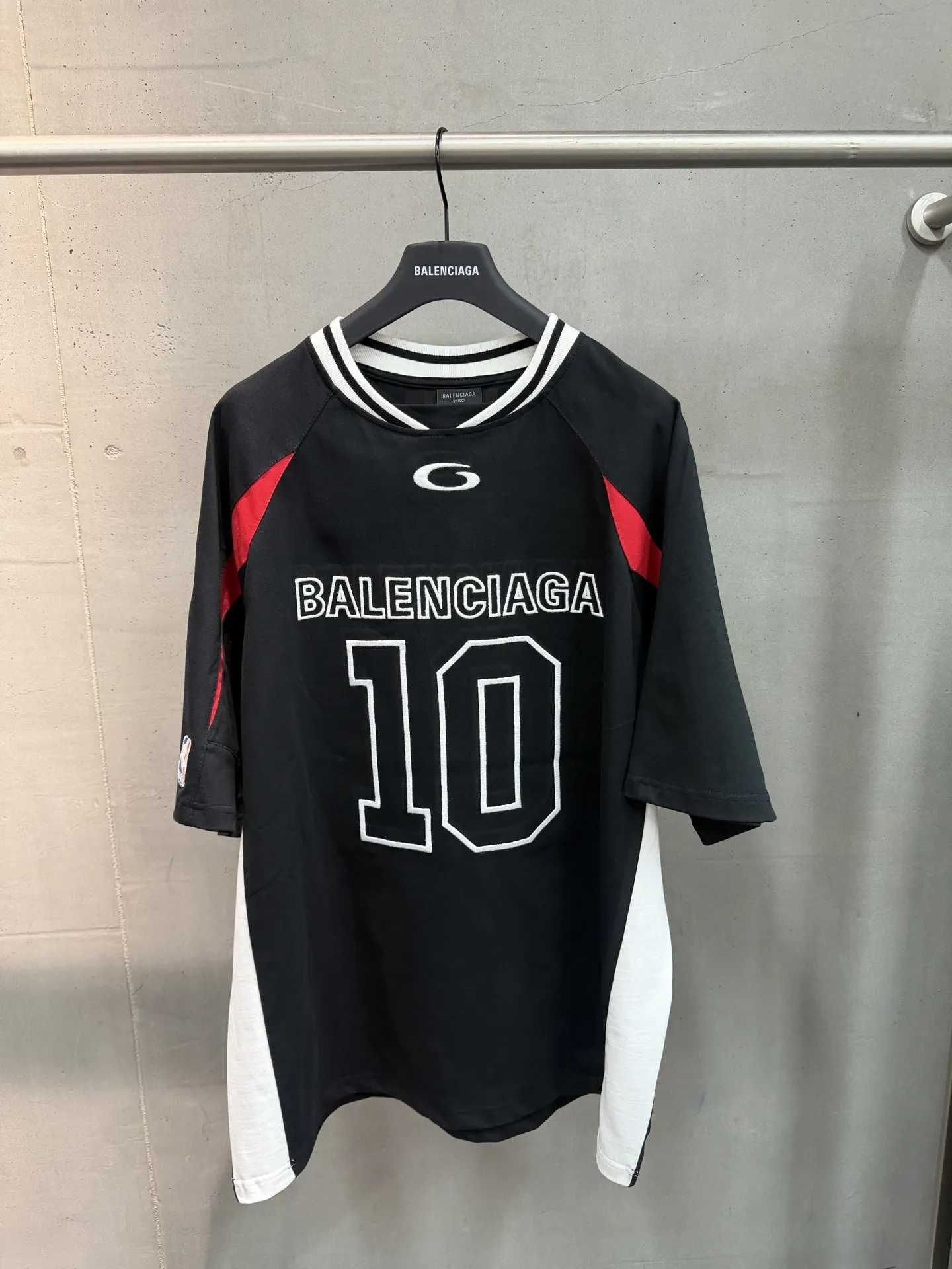 NBA Logo Embroidered Mesh Jersey T-Shirt D19020029