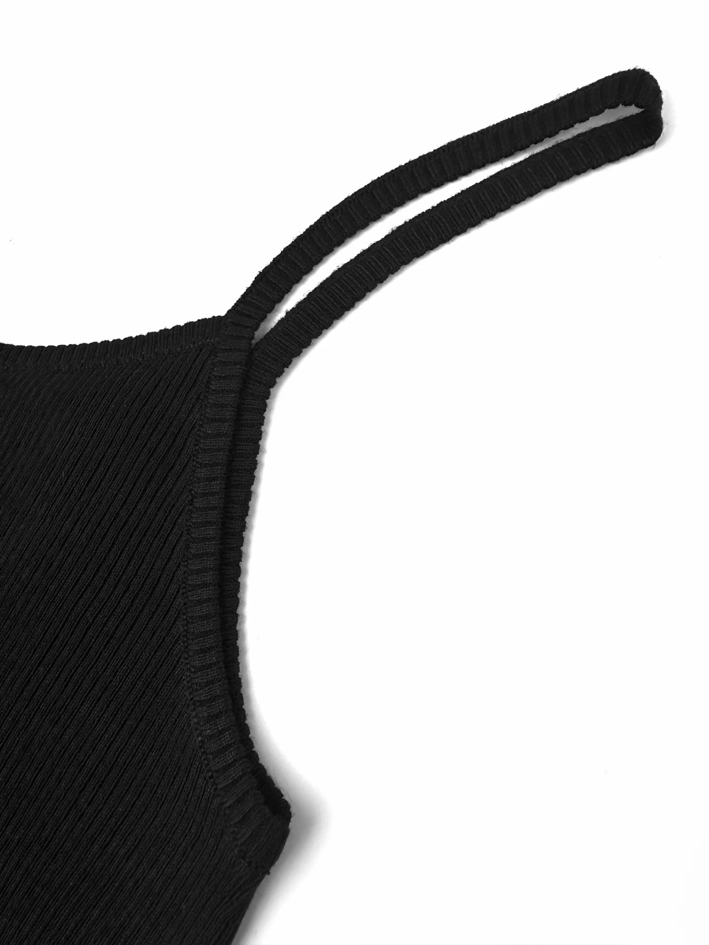 Logo-Jacquard Ribbed Knit Camisole D19019165 — view 5
