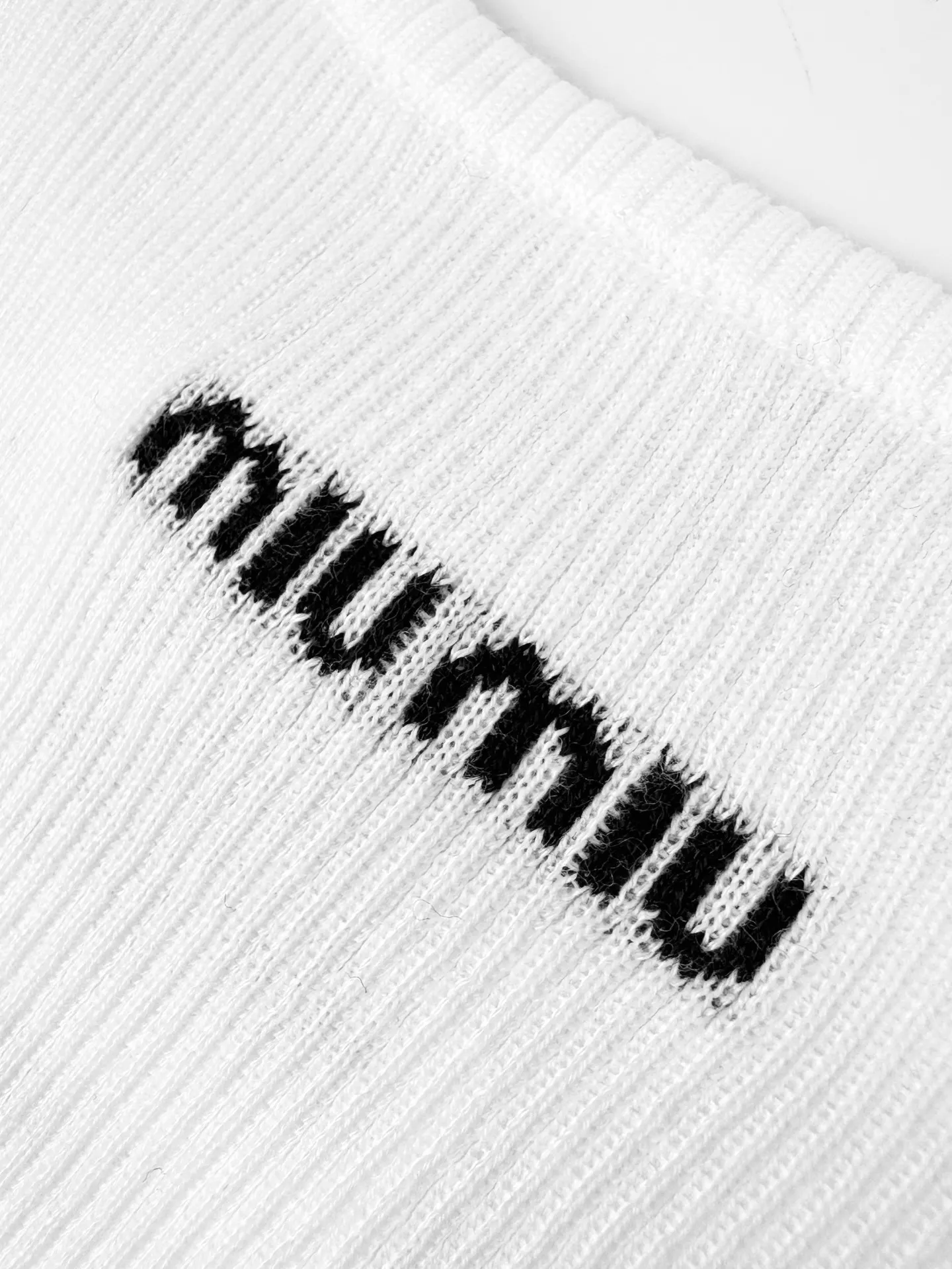 Logo-Jacquard Ribbed Knit Camisole D19019166 — view 4