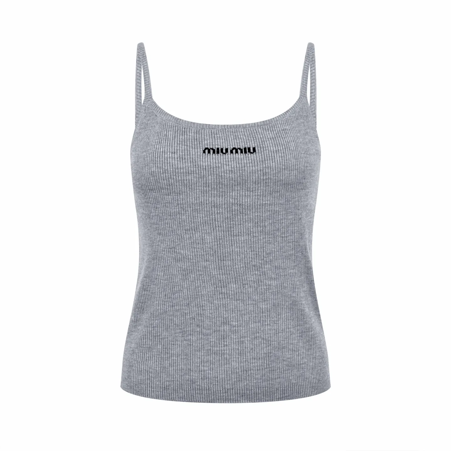 Logo-Jacquard Ribbed Knit Camisole D19019164