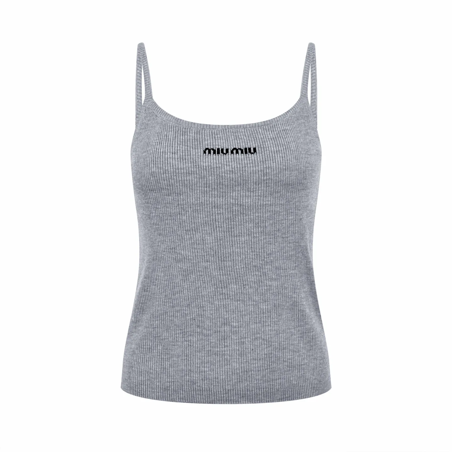 Logo-Jacquard Ribbed Knit Camisole D19019164