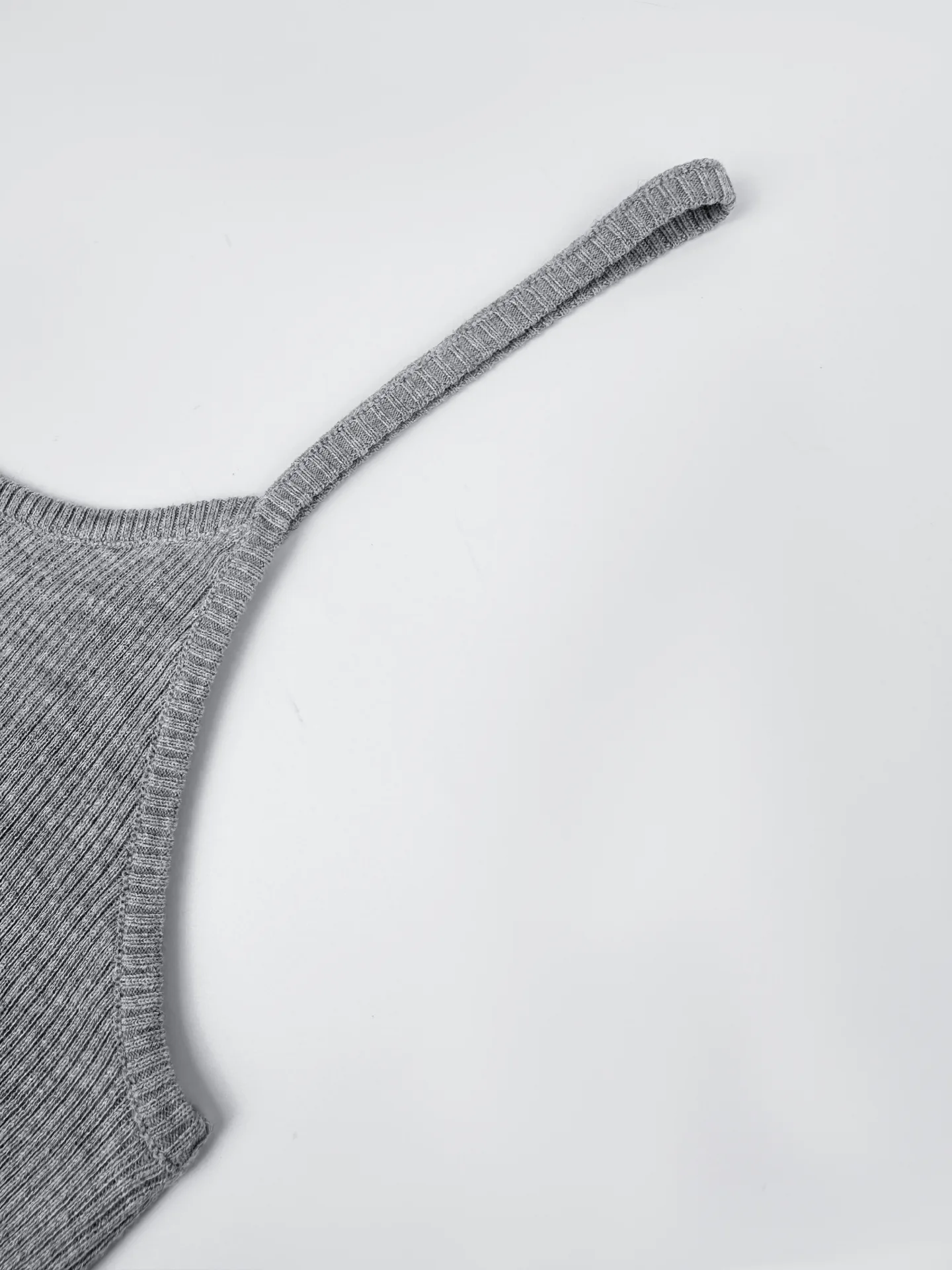 Logo-Jacquard Ribbed Knit Camisole D19019164 — view 5