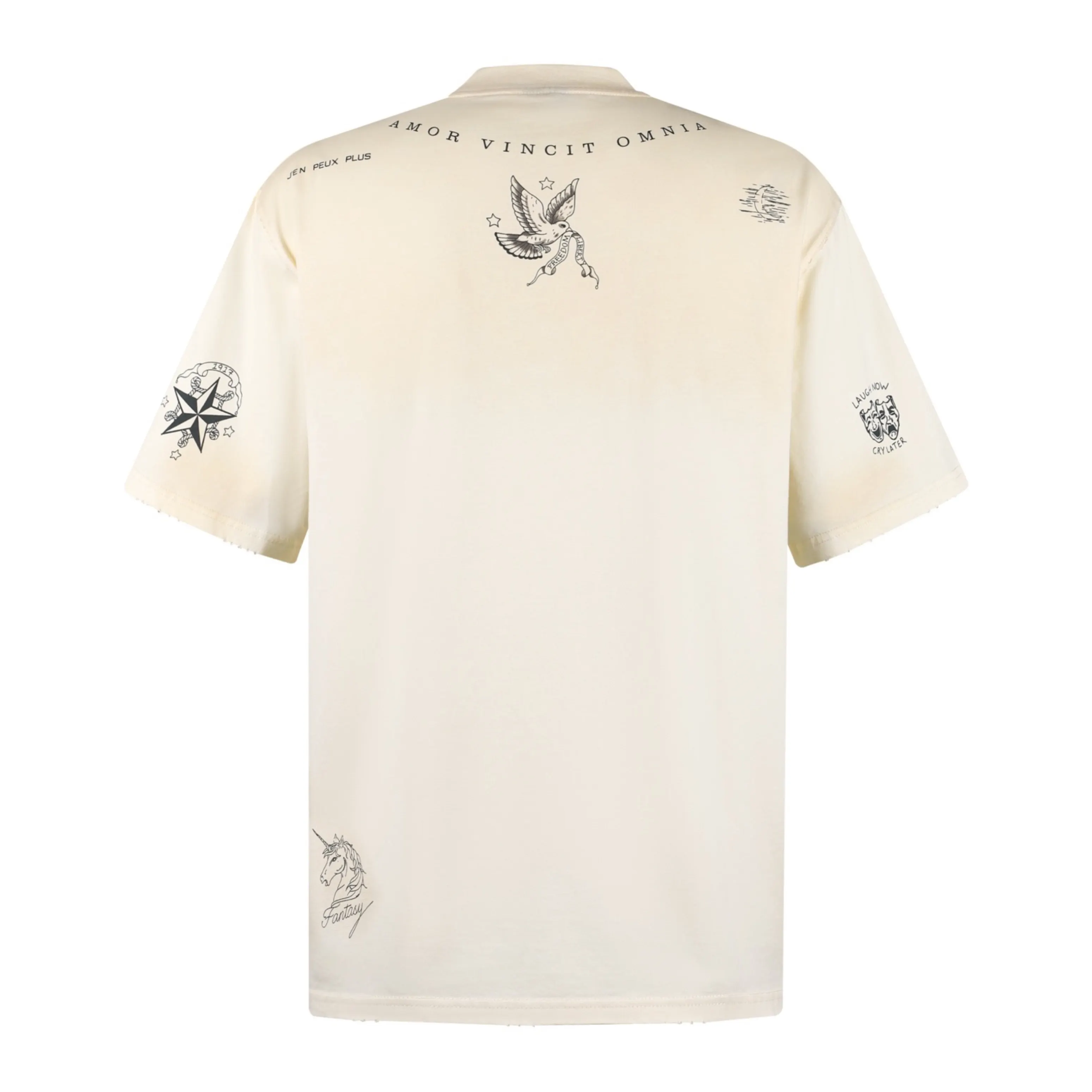Classic Ink Jacquard Oversized T-Shirt D19522408 — view 2