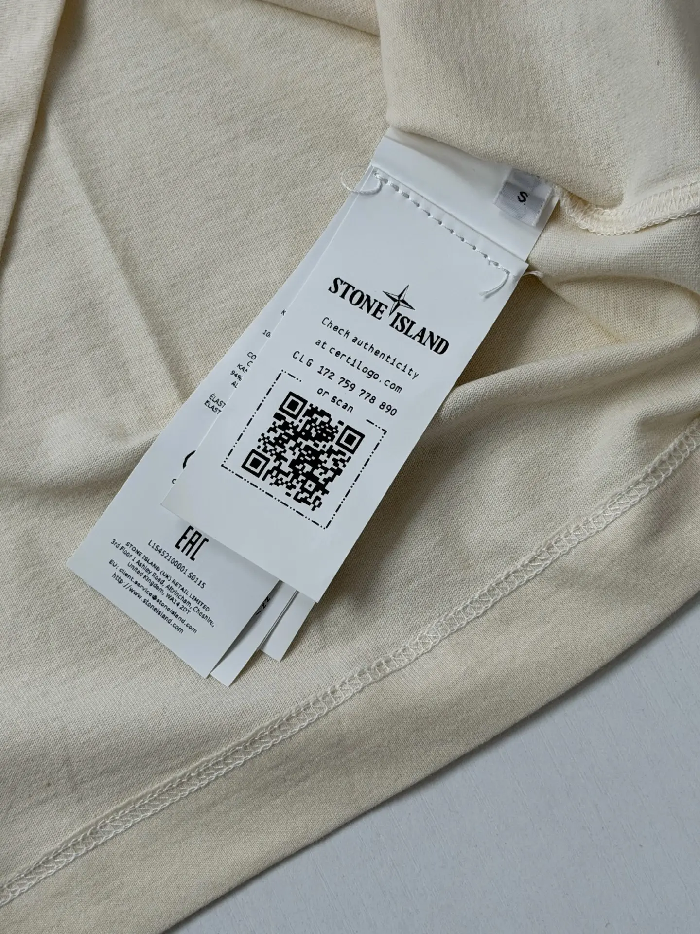 Compass Logo Print Cotton T-Shirt D19518705 — view 8