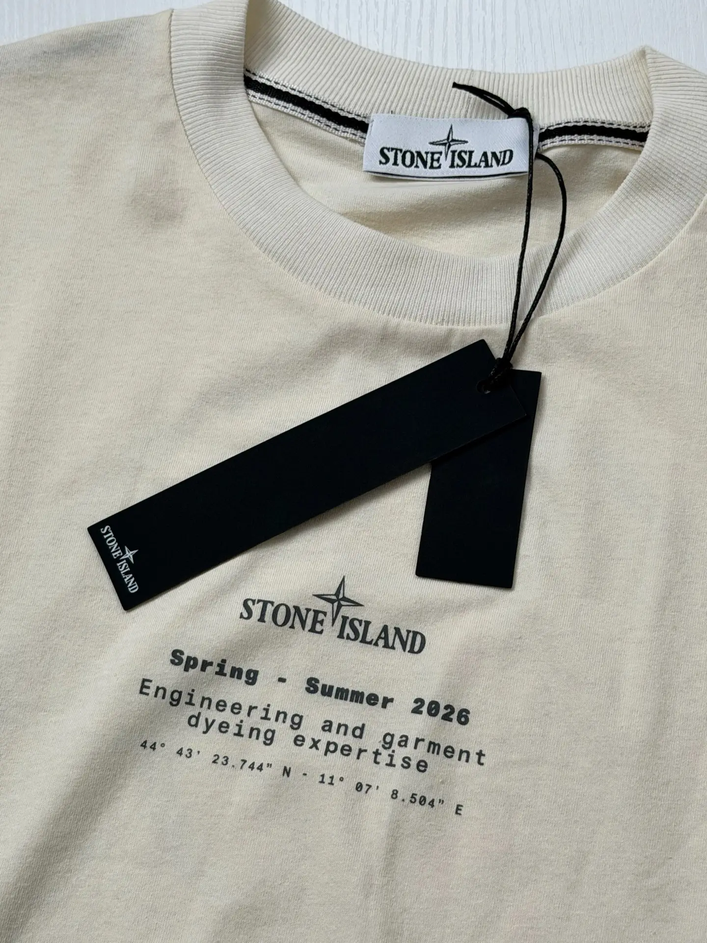 Compass Logo Print Cotton T-Shirt D19518705 — view 9