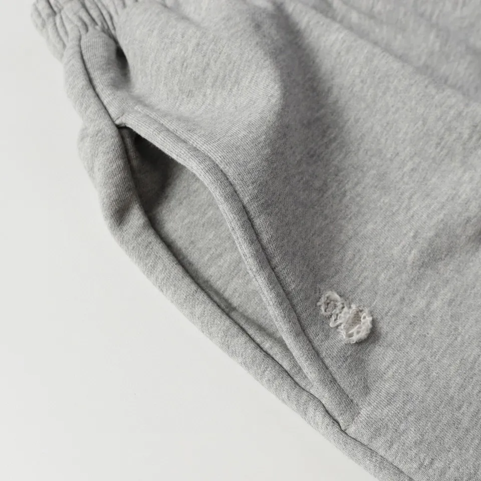 Logo-Embroidered Distressed Cotton-Jersey Shorts D19513205 — view 6