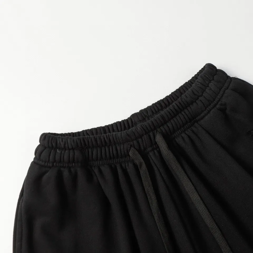 Flame Logo Distressed Cotton Shorts D19513206 — view 3