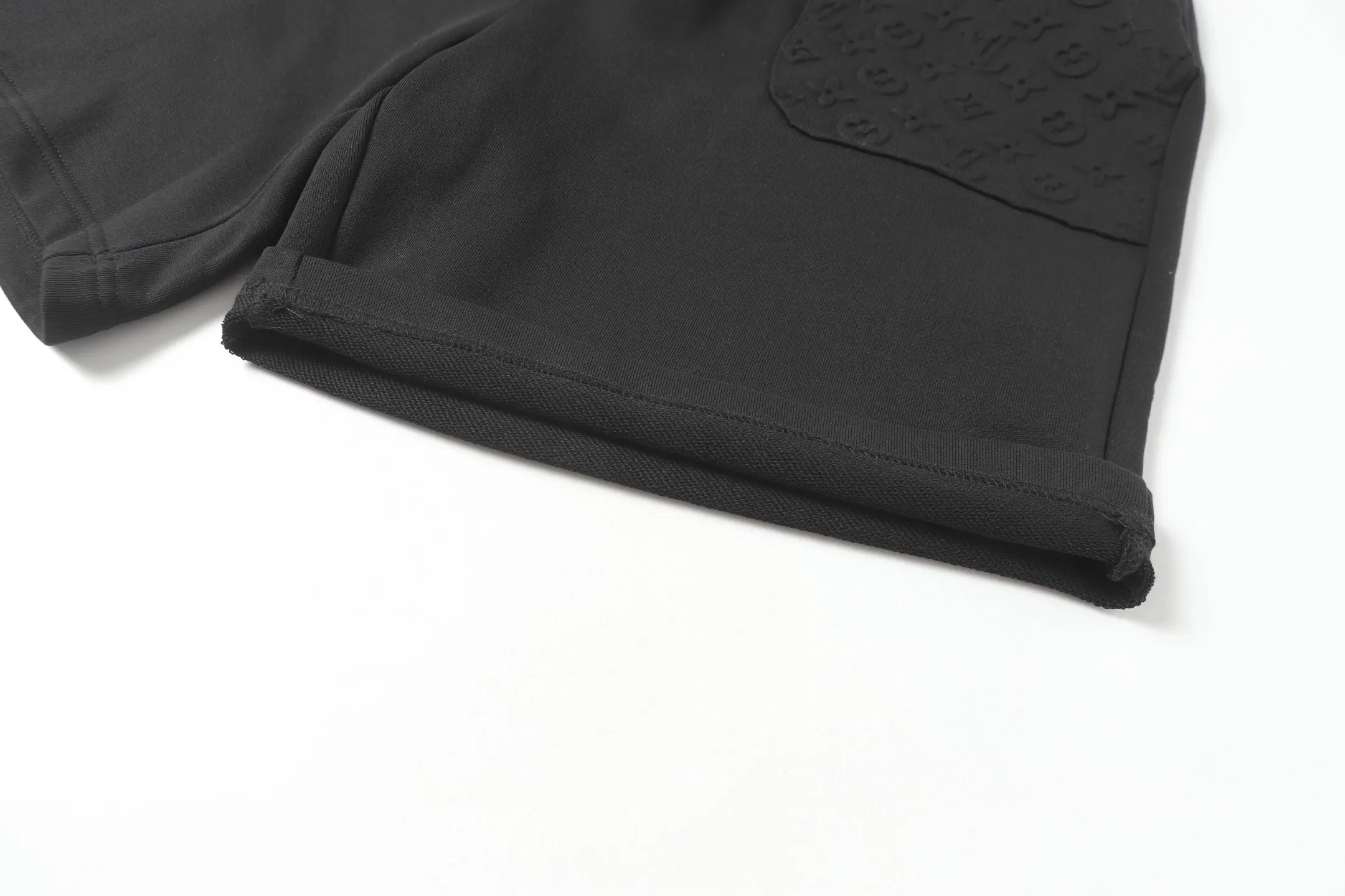 Monogram Embossed Cotton Jersey Shorts D19513208 — view 8