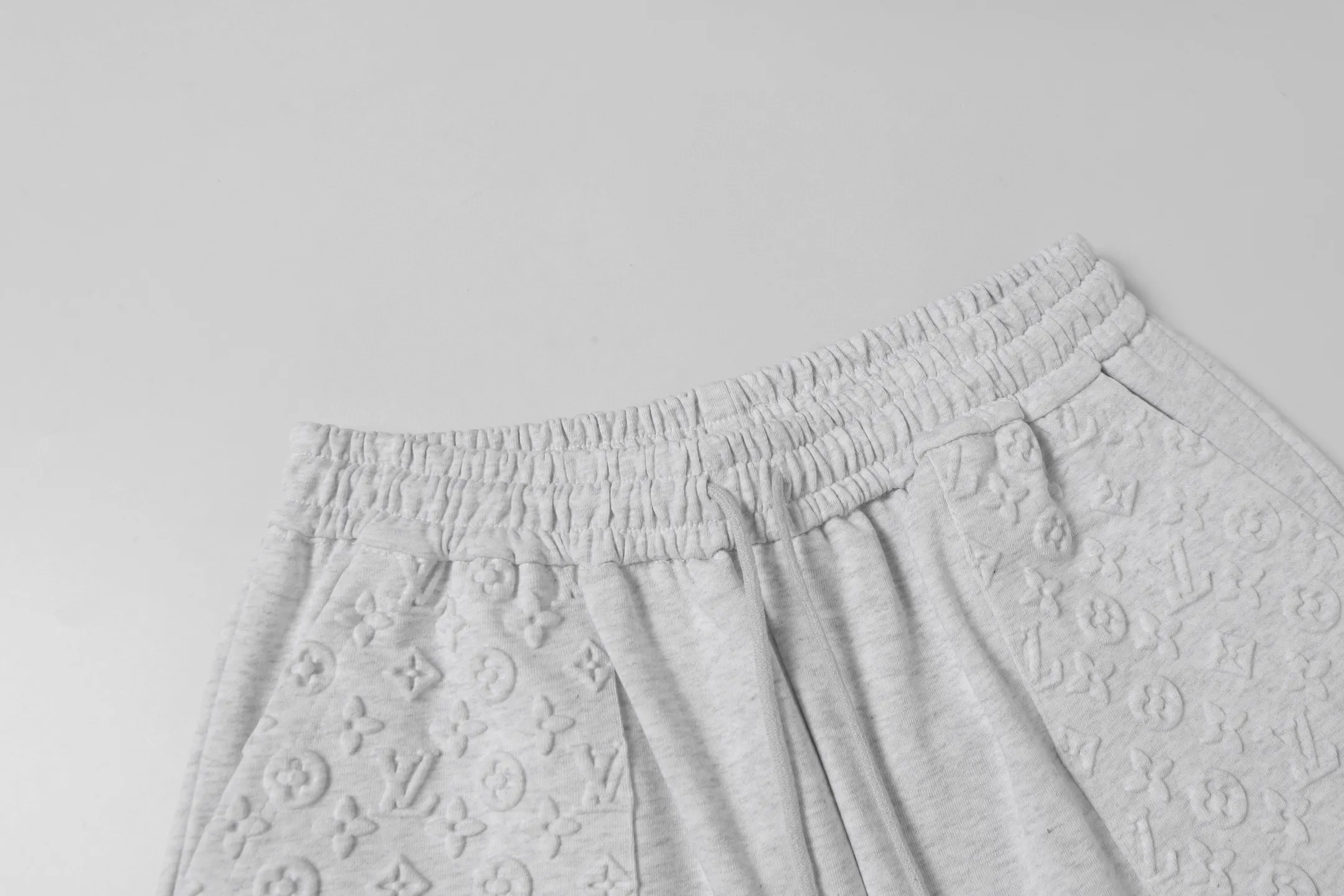 Monogram Embossed Cotton Jersey Shorts D19513207 — view 3