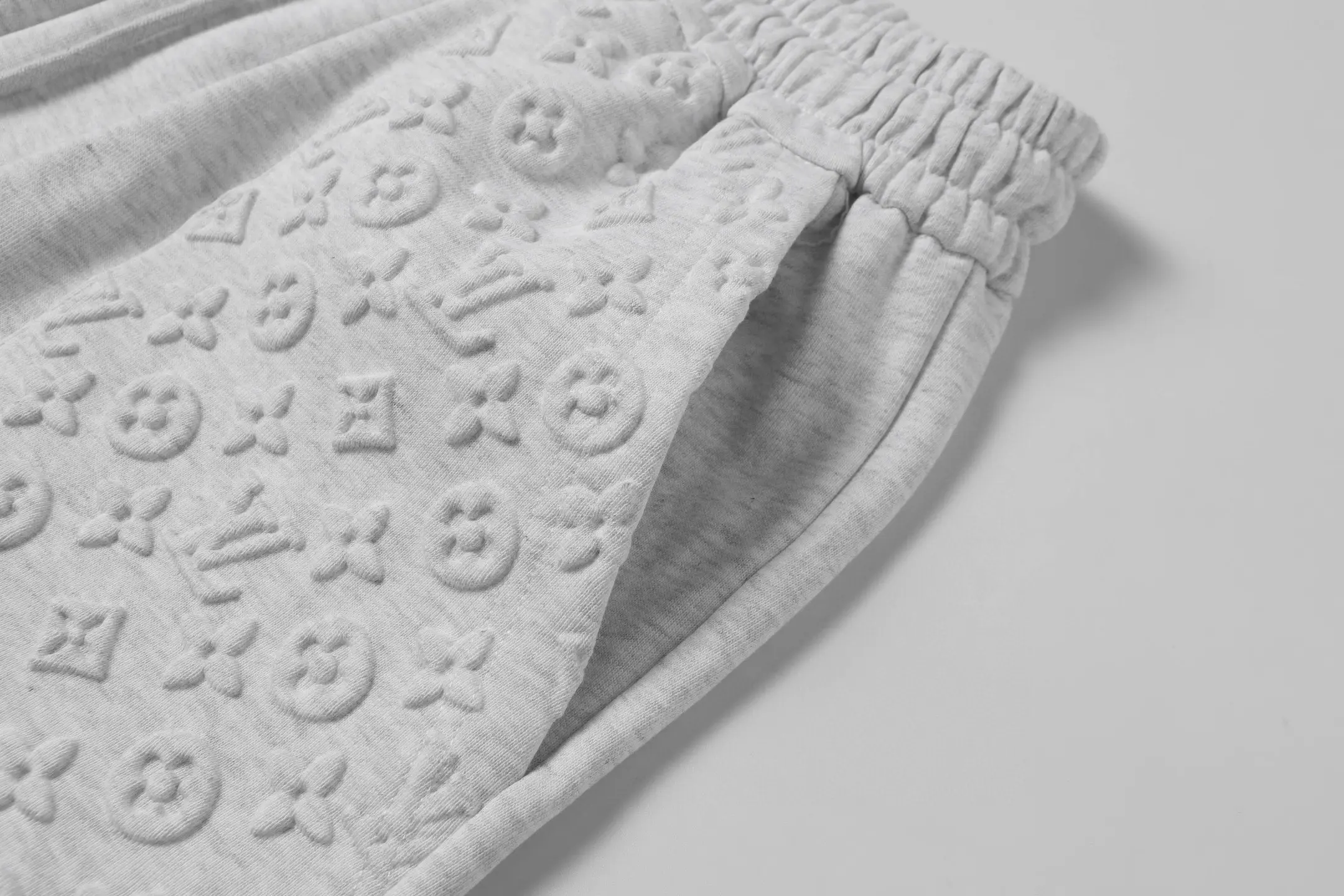 Monogram Embossed Cotton Jersey Shorts D19513207 — view 5