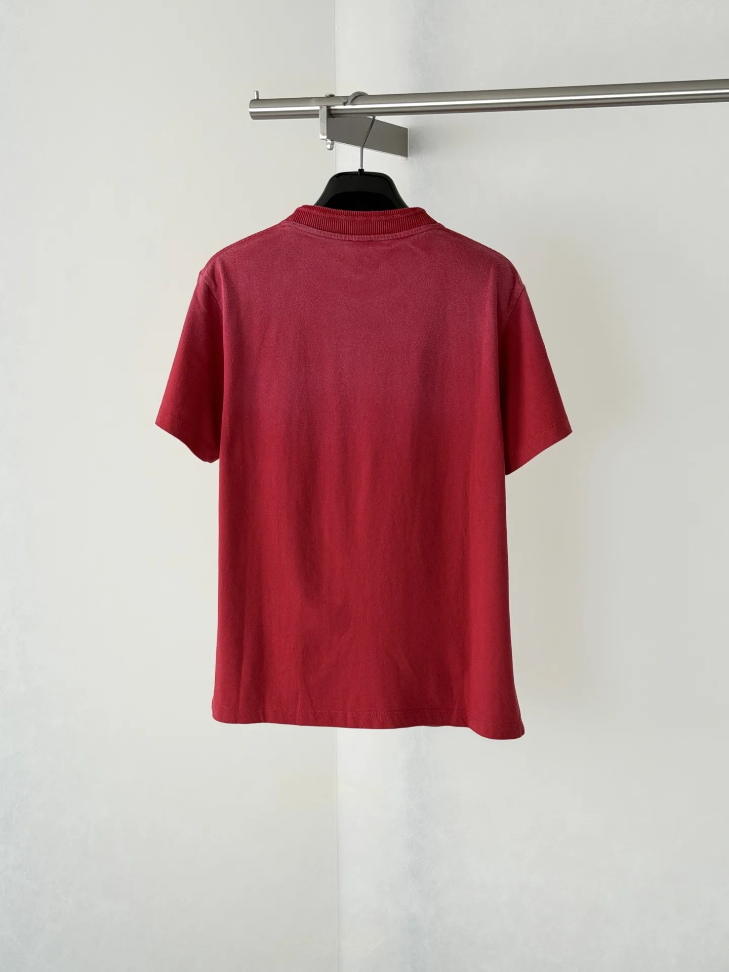Anagram Embroidered Washed Cotton T-Shirt D19818723 — view 2