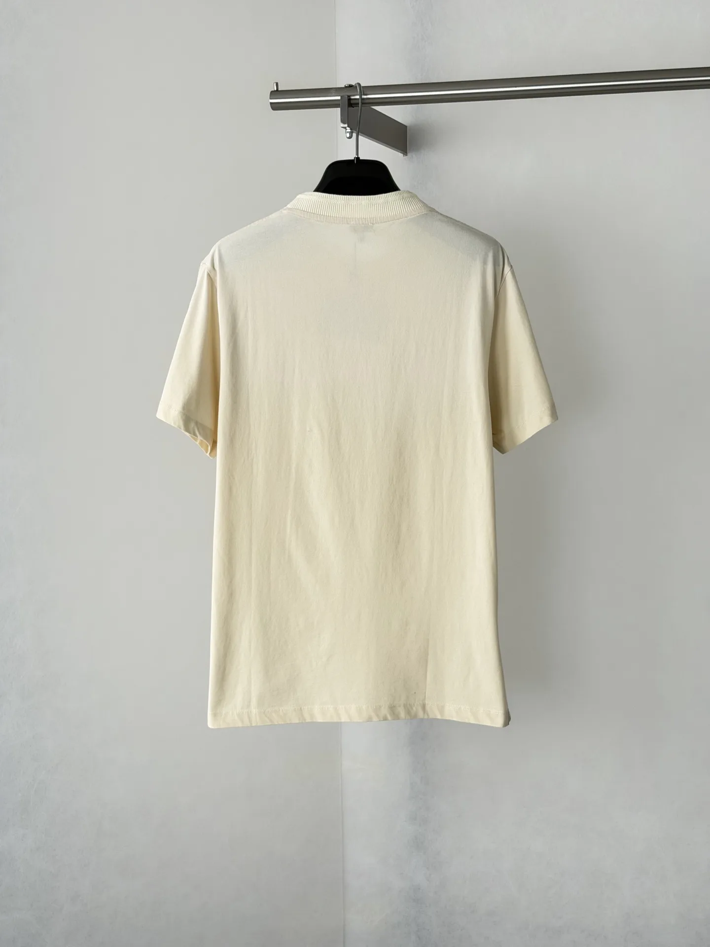Anagram Embroidered Washed Cotton T-Shirt D19818722 — view 2