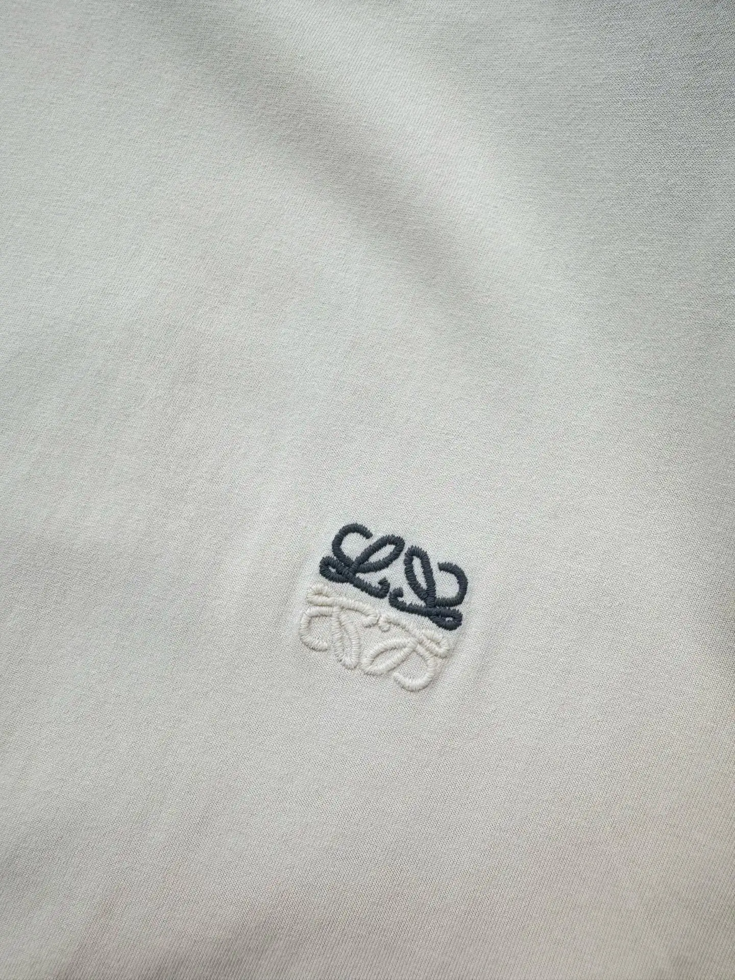 Anagram Embroidered Washed Cotton T-Shirt D19818722 — view 5