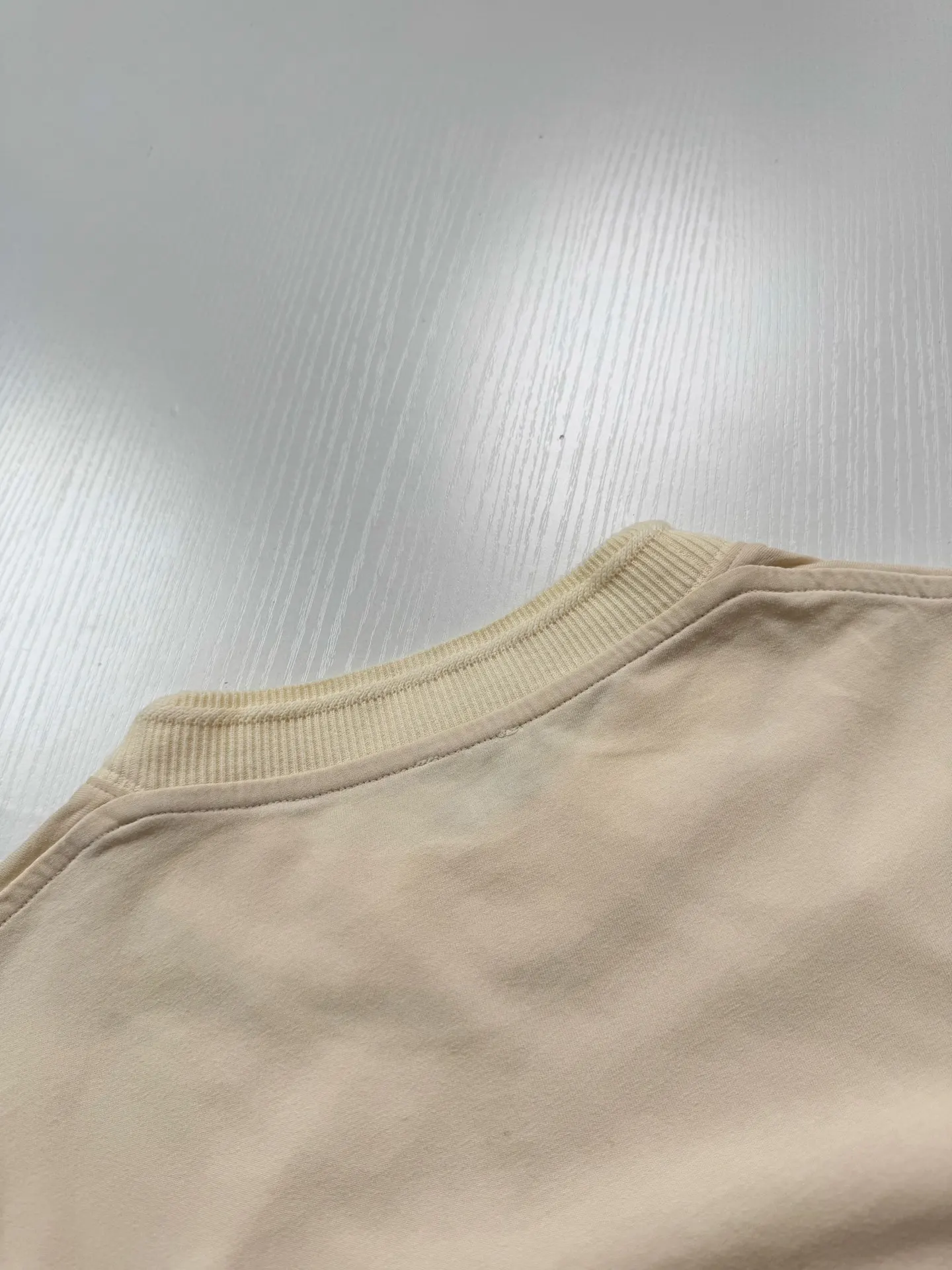 Anagram Embroidered Washed Cotton T-Shirt D19818722 — view 8