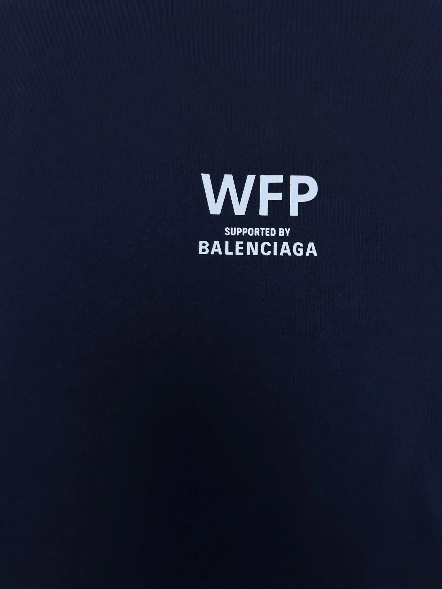 WFP Logo Print Cotton T-Shirt D20019090 — view 5
