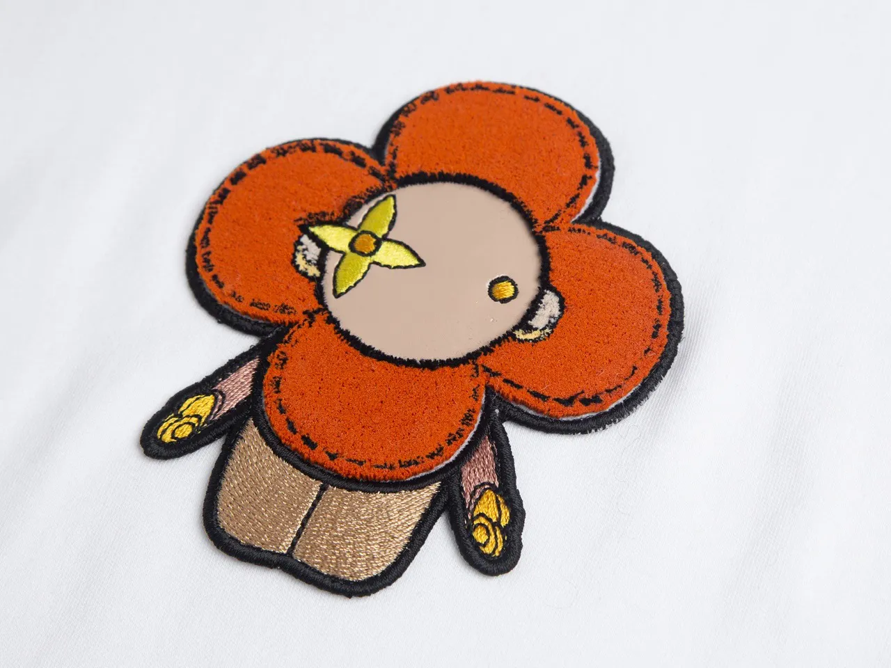 Vivienne Mascot Embroidered Cotton T-Shirt D20022405 — view 5