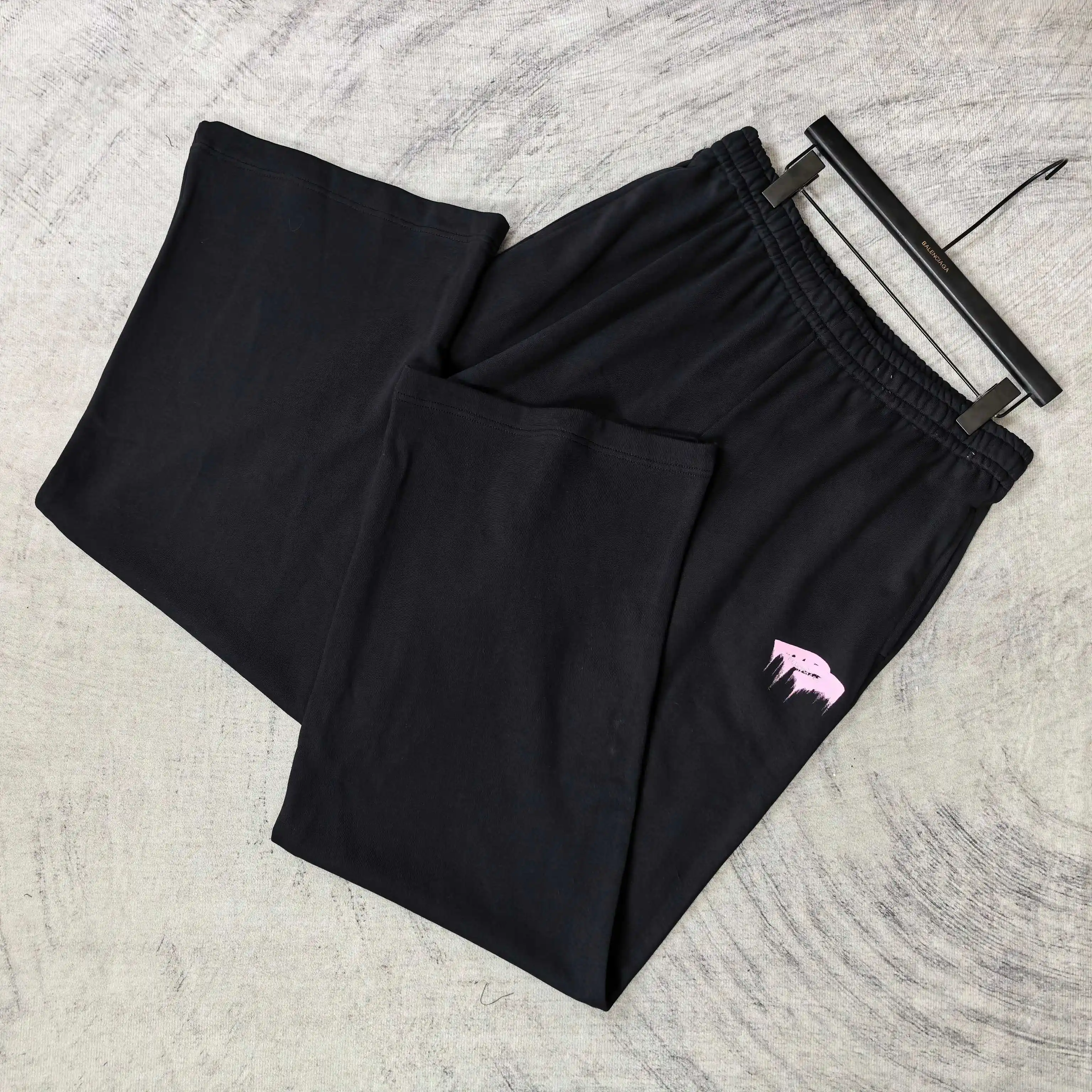 3B Logo Embroidered Wide-Leg Sweatpants D20024484 — view 4