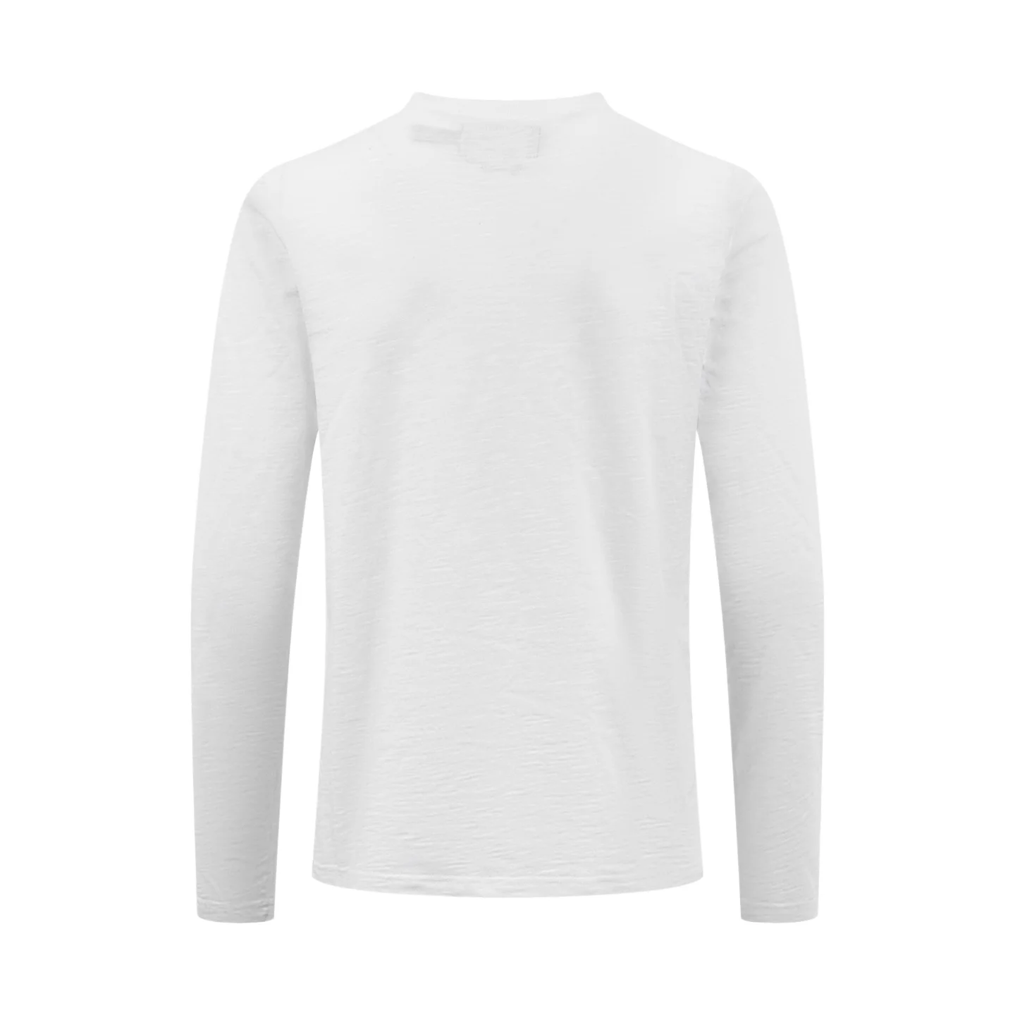 Slub Cotton Henley Long-Sleeve Top D20022530 — view 2