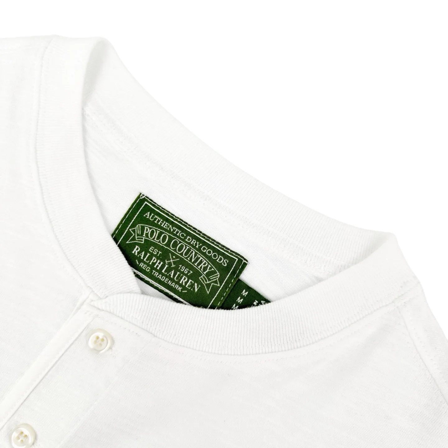 Slub Cotton Henley Long-Sleeve Top D20022530 — view 3
