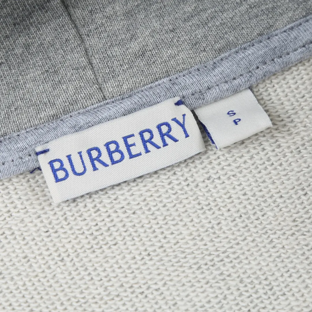 Check-Trim Embroidered Zip-Up Hoodie D20521673 — view 5