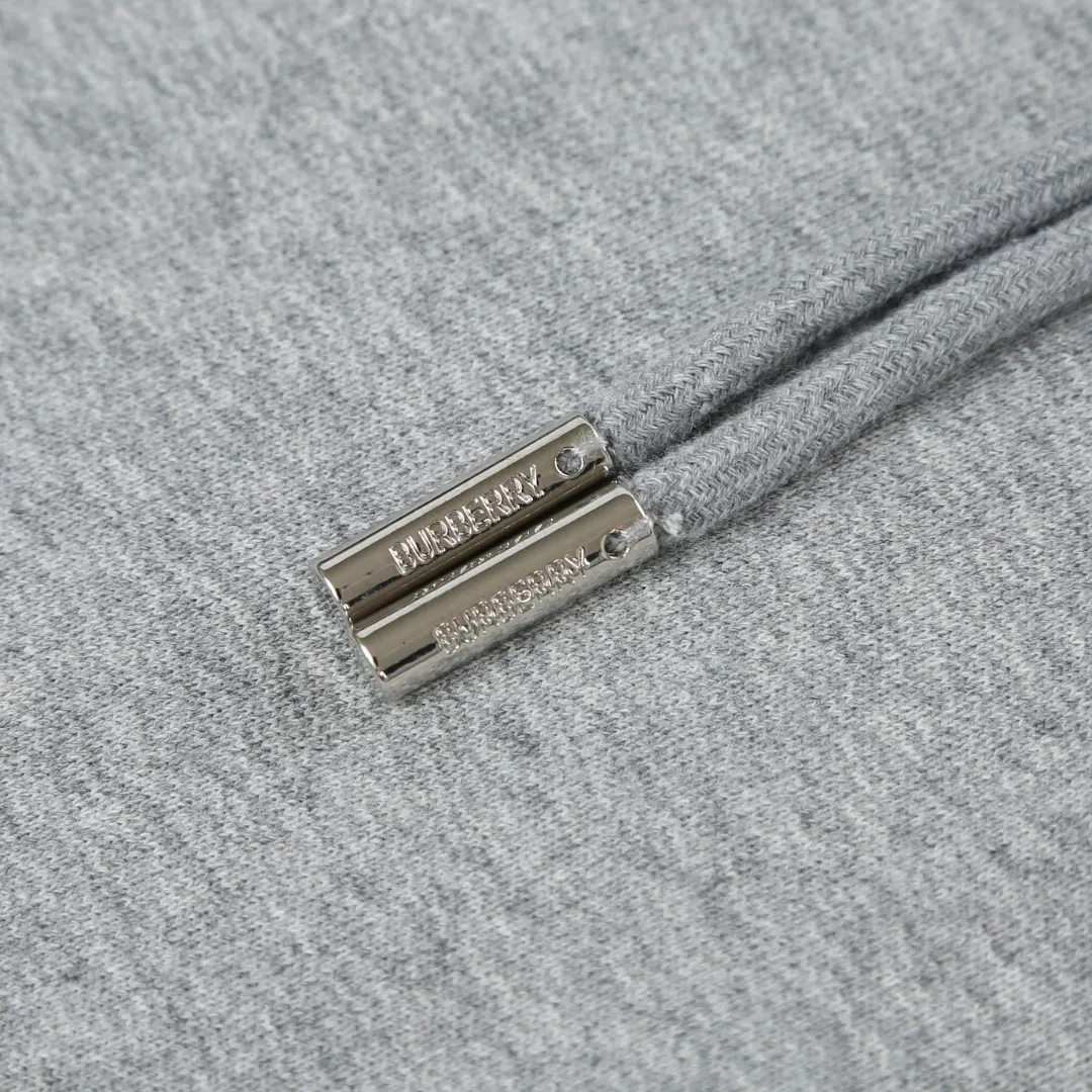 Check-Trim Embroidered Zip-Up Hoodie D20521673 — view 7
