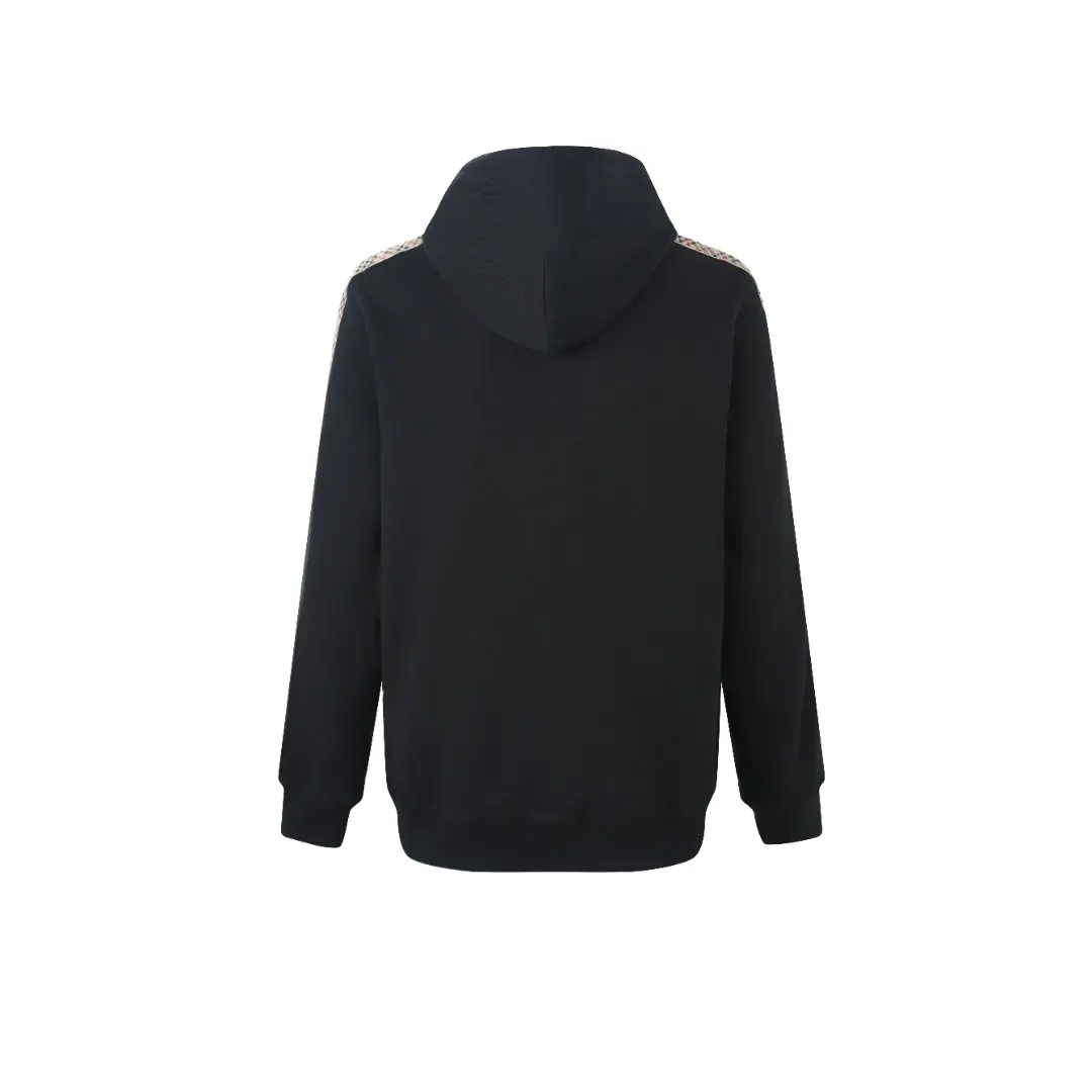 Check-Trim Zip-Up Hooded Sweatshirt D20521672 — view 3