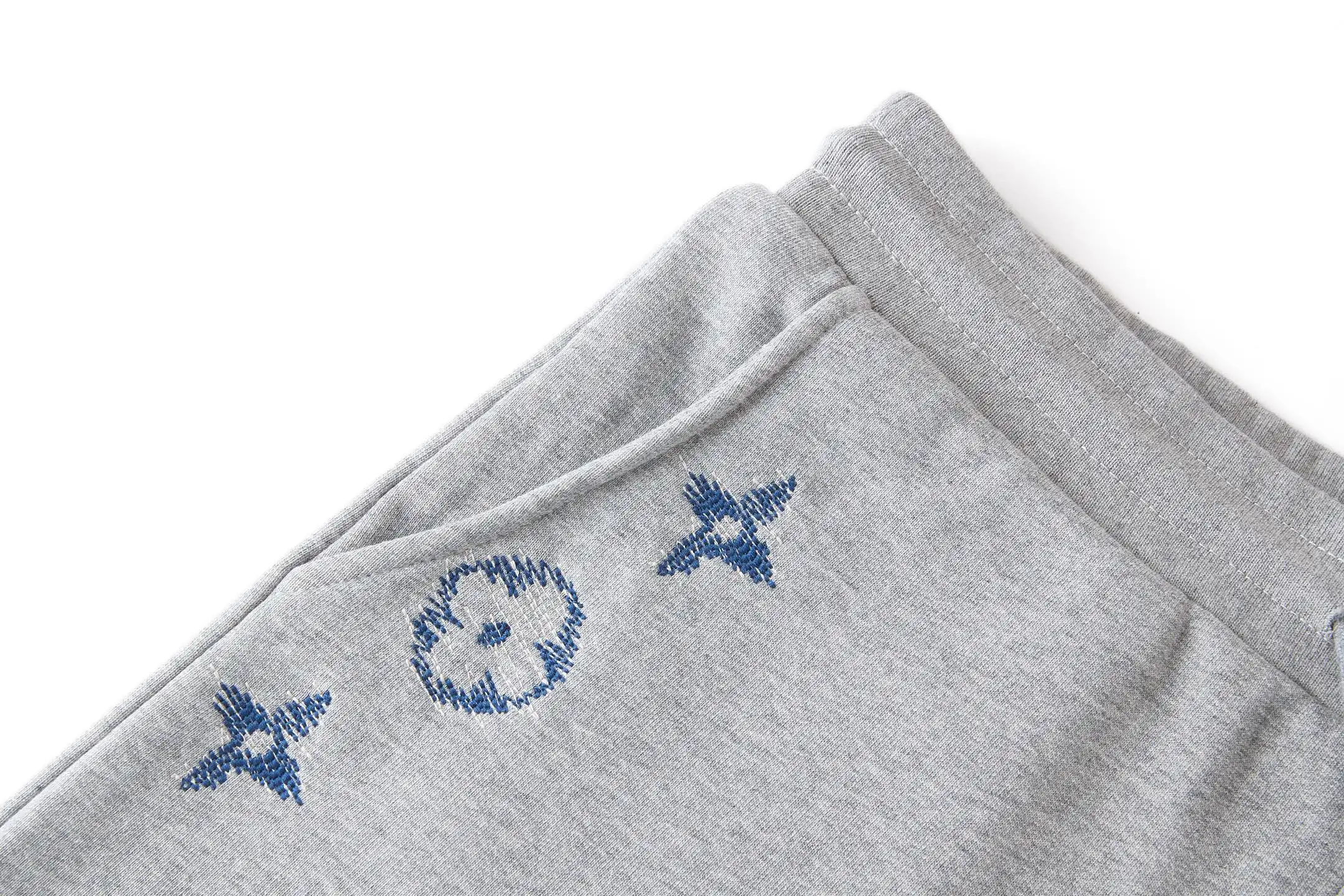Monogram Sashiko Embroidered Cotton Shorts D20522372 — view 7