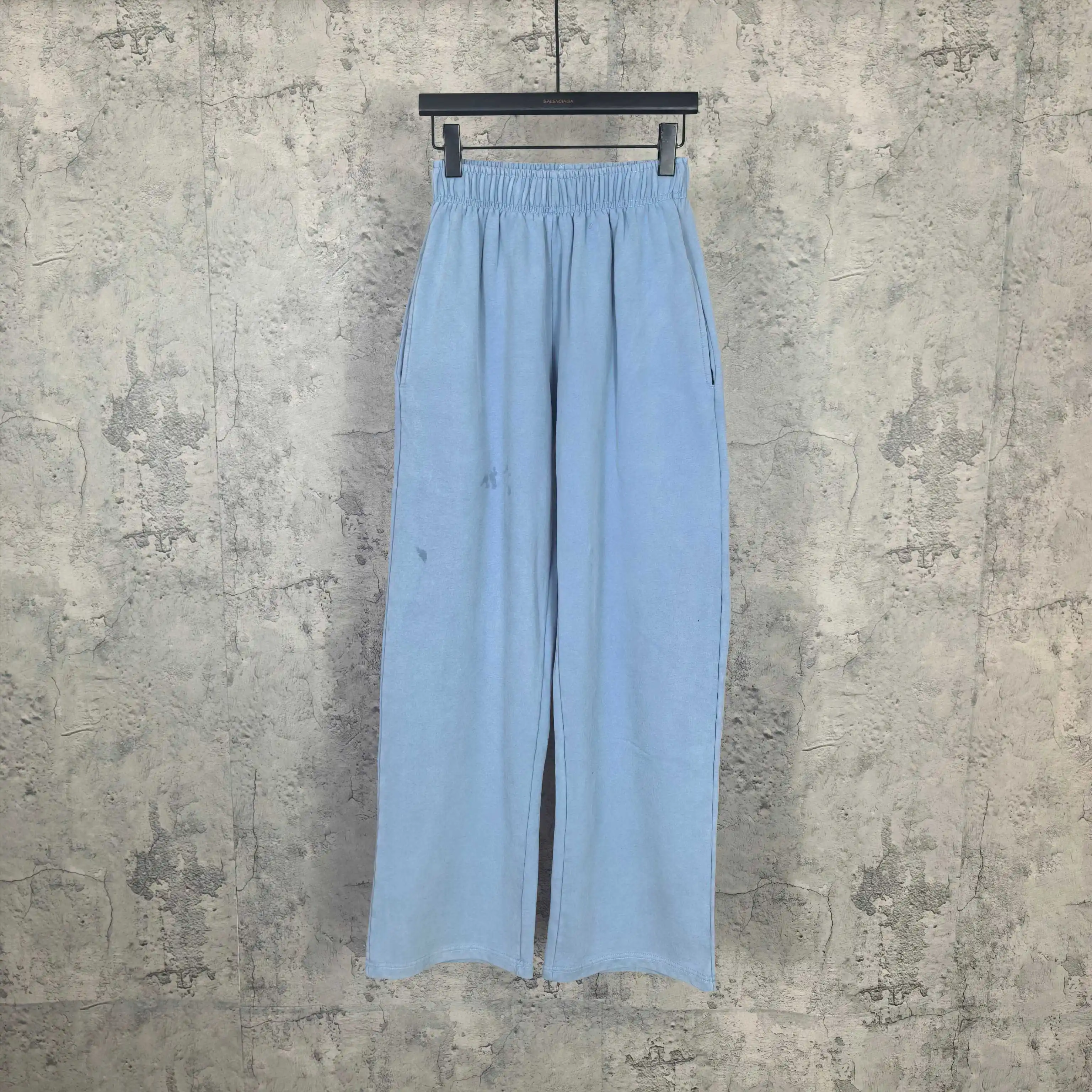 Washed Cotton Wide-Leg Sweatpants D20524530