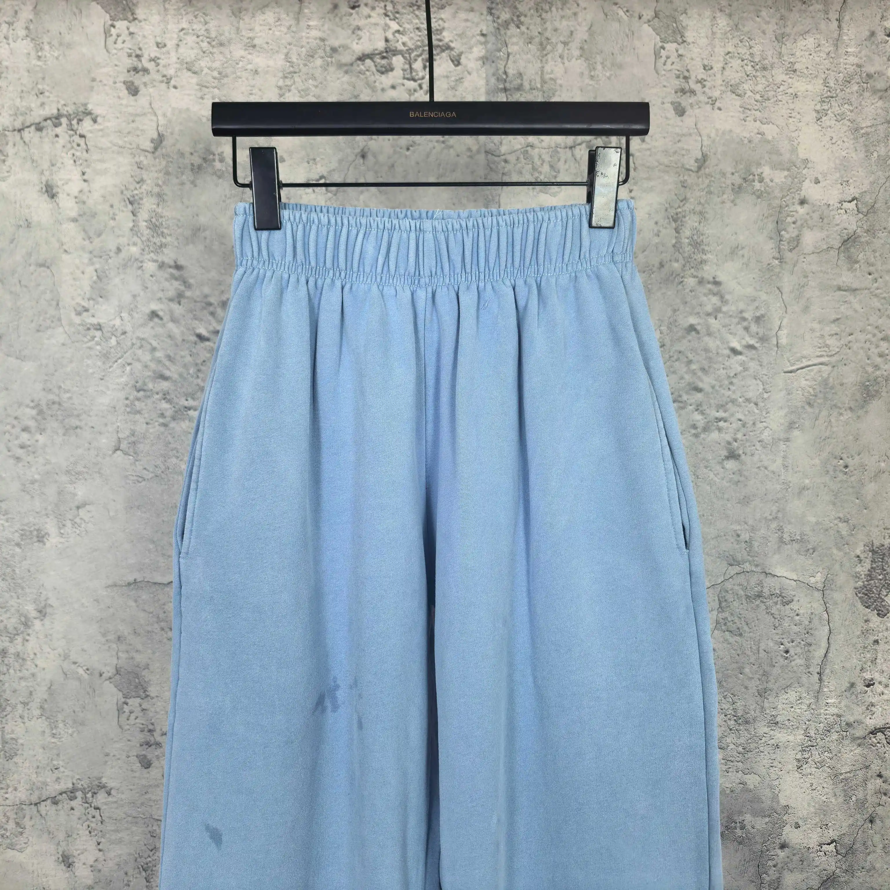 Washed Cotton Wide-Leg Sweatpants D20524530 — view 3