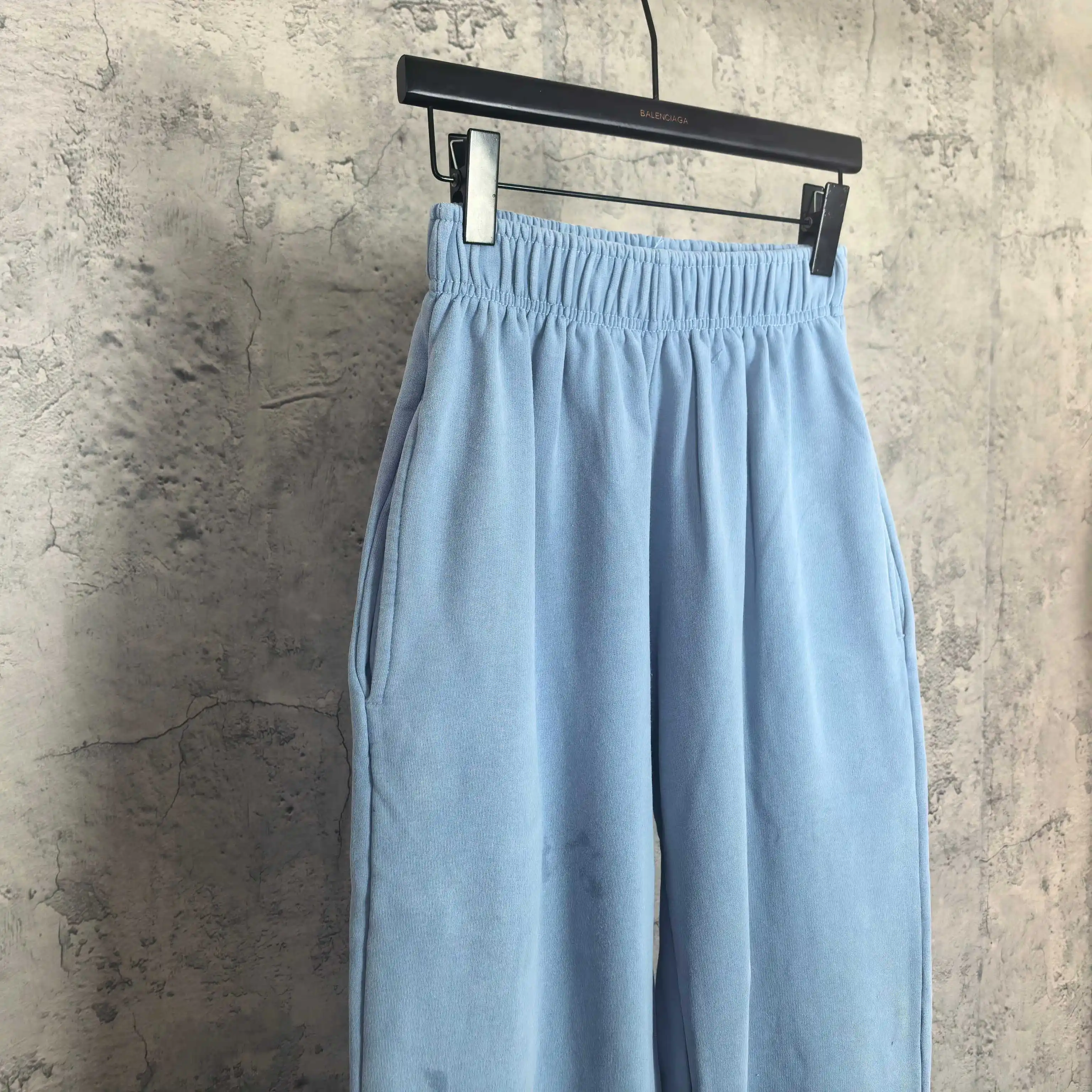 Washed Cotton Wide-Leg Sweatpants D20524530 — view 7