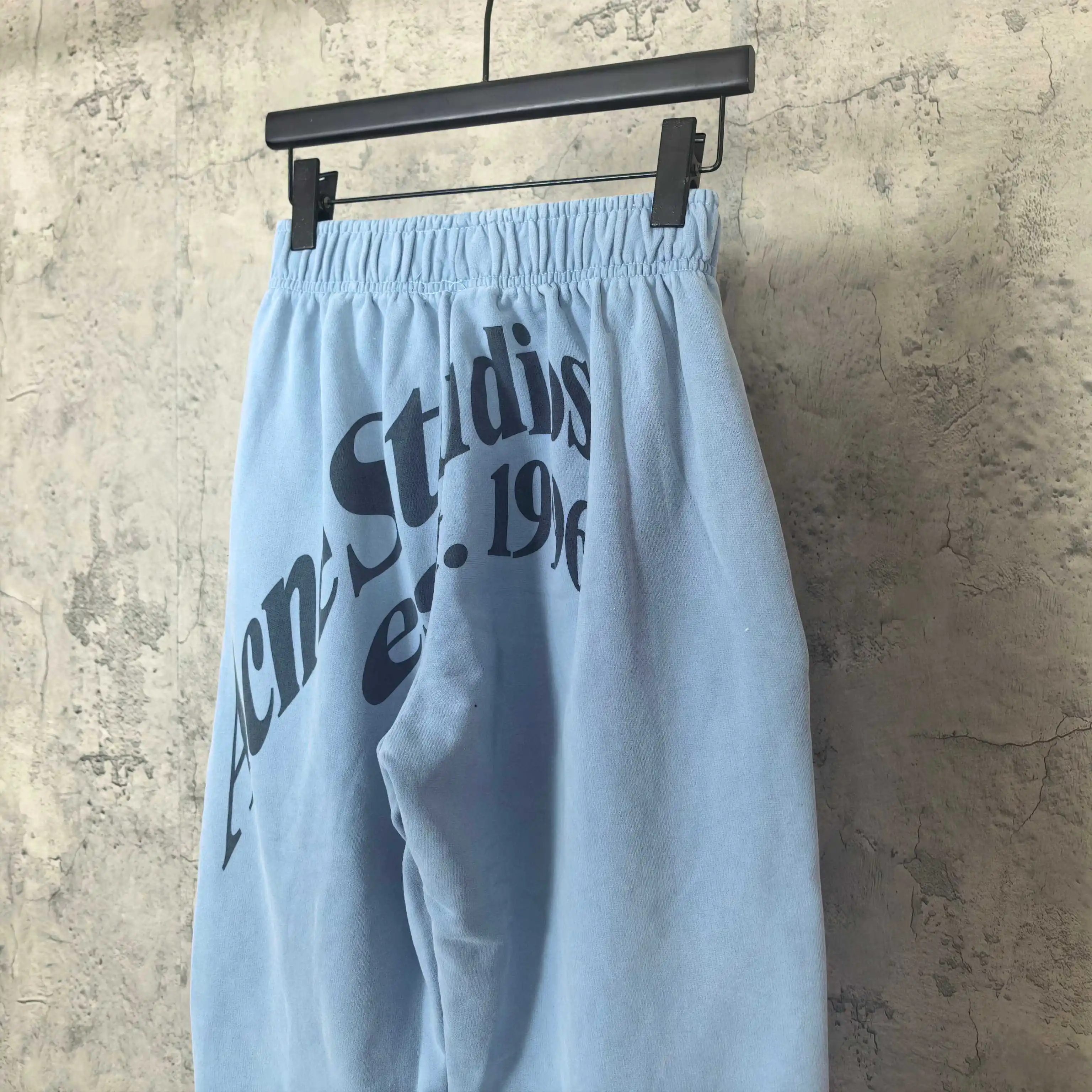 Washed Cotton Wide-Leg Sweatpants D20524530 — view 9