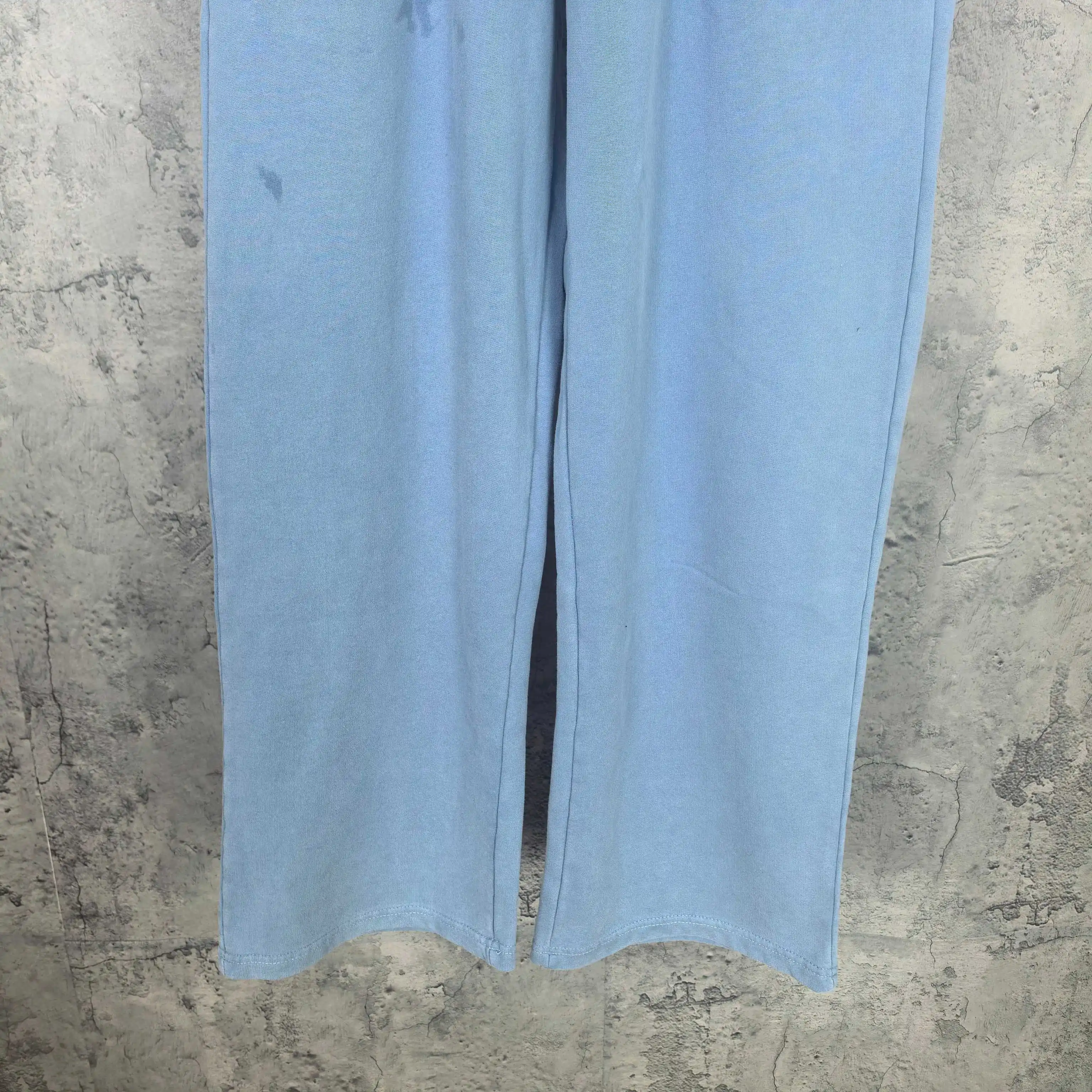 Washed Cotton Wide-Leg Sweatpants D20524530 — view 12