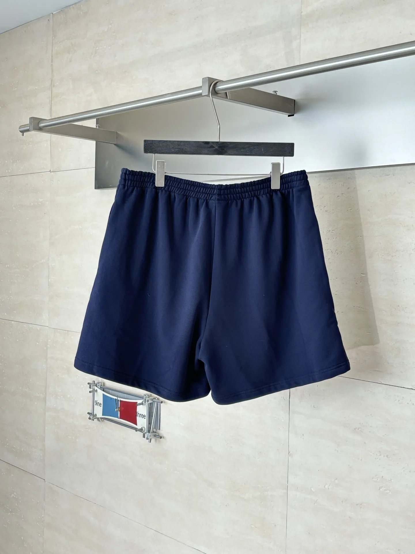 WFP Logo Embroidered Cotton-Fleece Shorts D20518642 — view 2