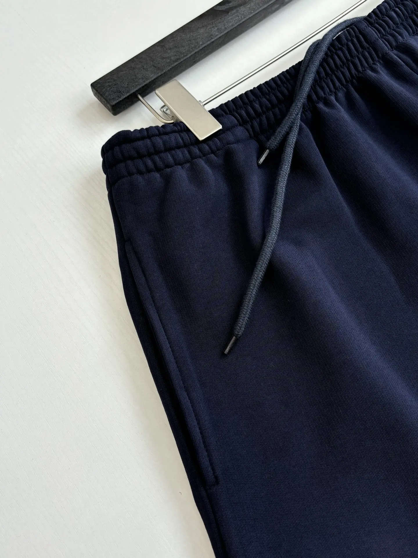 WFP Logo Embroidered Cotton-Fleece Shorts D20518642 — view 5