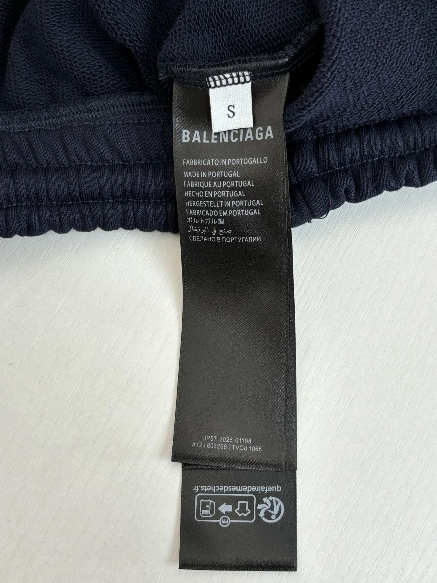 WFP Logo Embroidered Cotton-Fleece Shorts D20518642 — view 9