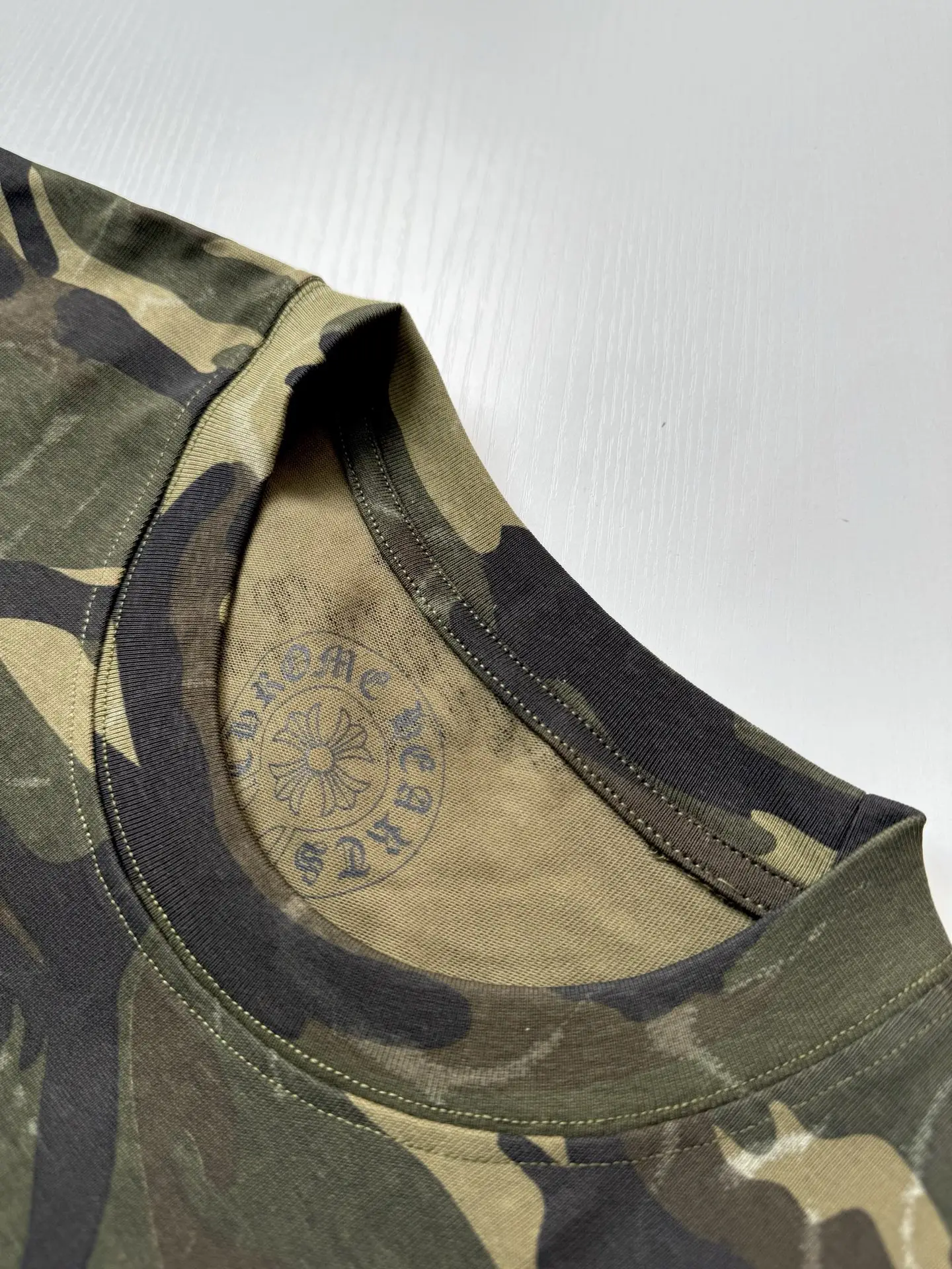 Camo Flag Print Pocket T-Shirt D20518669 — view 7