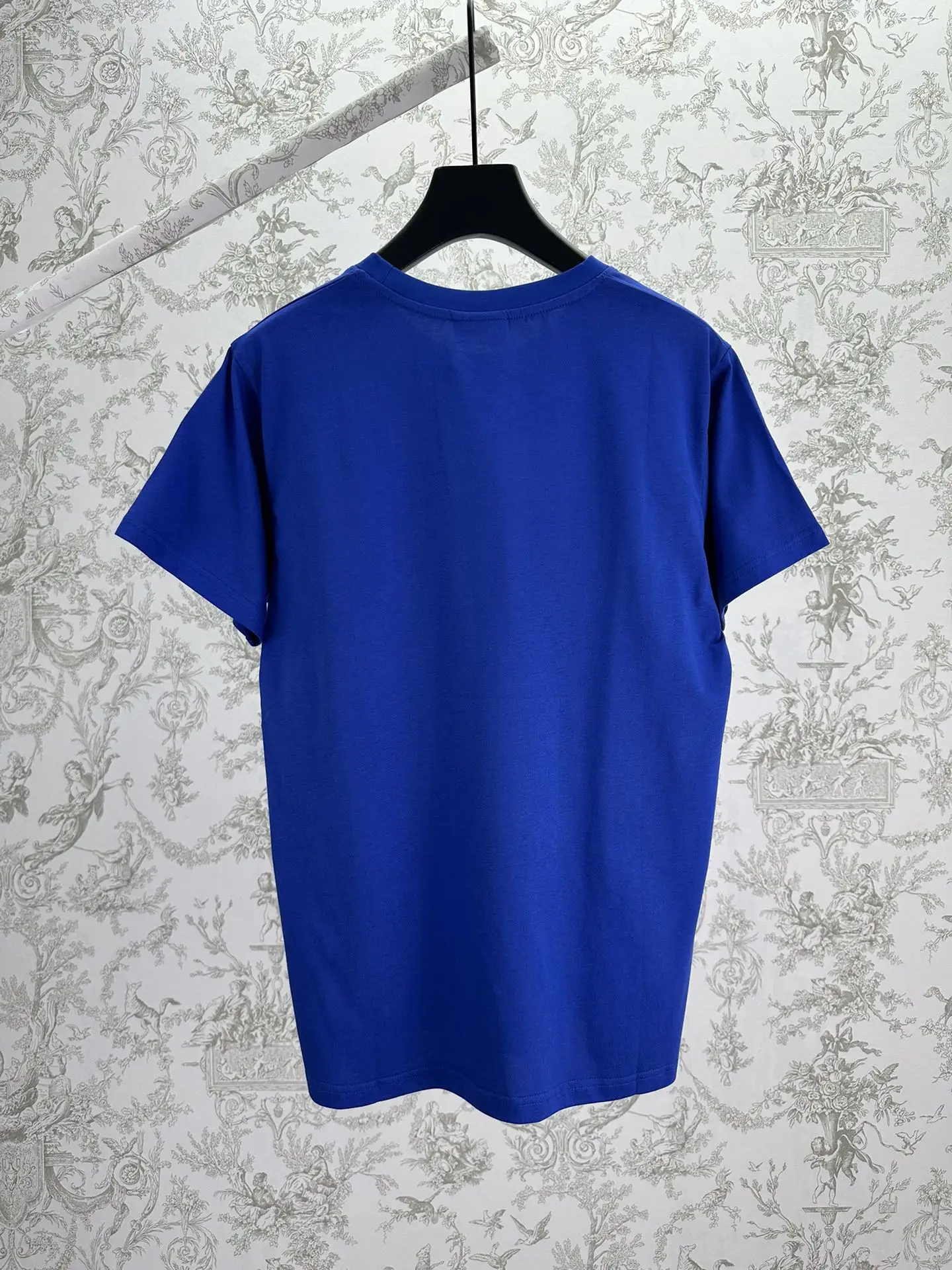 Logo Print Silk-Blend Knit T-Shirt D20514379 — view 2