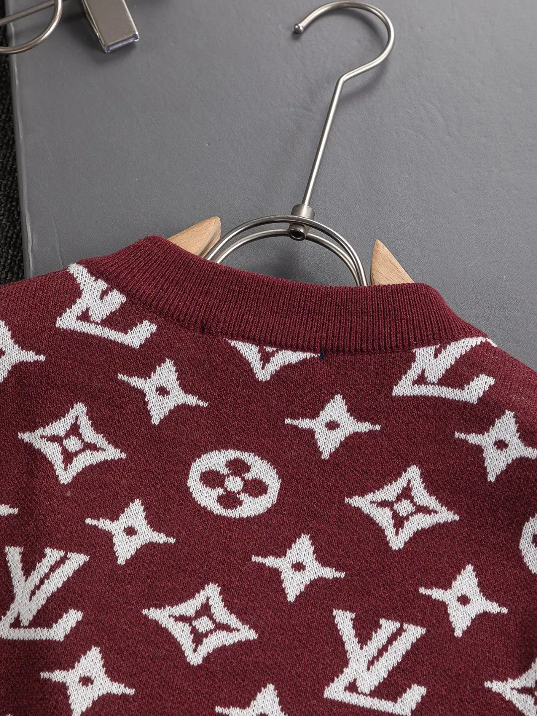 Monogram Jacquard Wool-Cashmere Sweater D20523323 — view 6