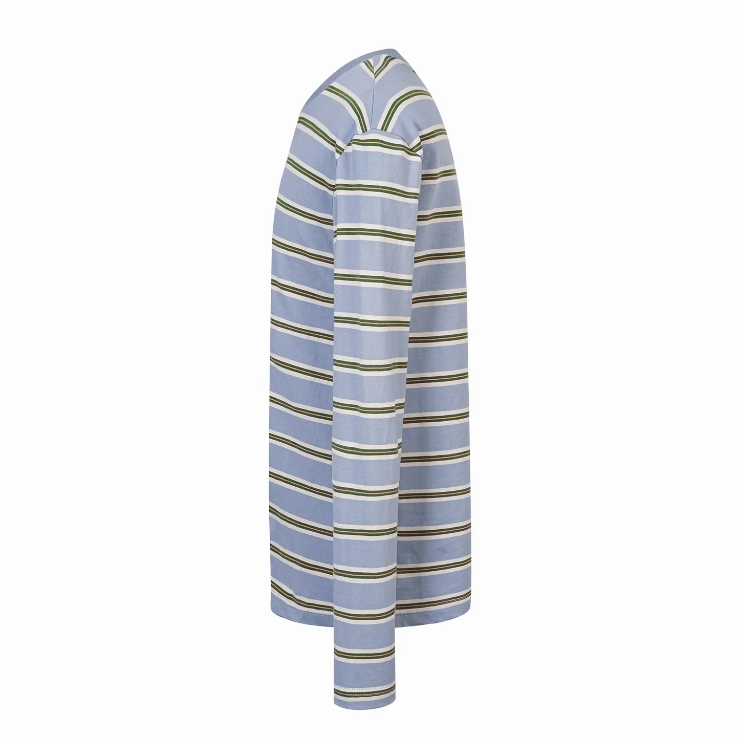 Logo-Embroidered Striped Cotton-Jersey T-Shirt D20519174 — view 2