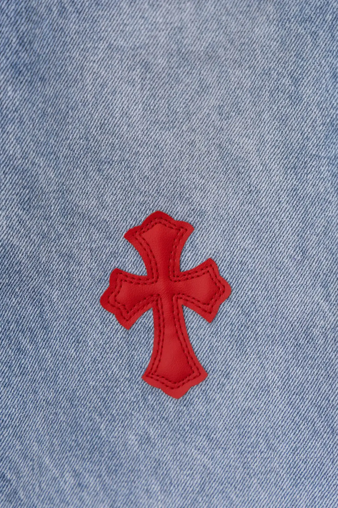 Cross-Patch Straight-Leg Jeans D20519780 — view 7