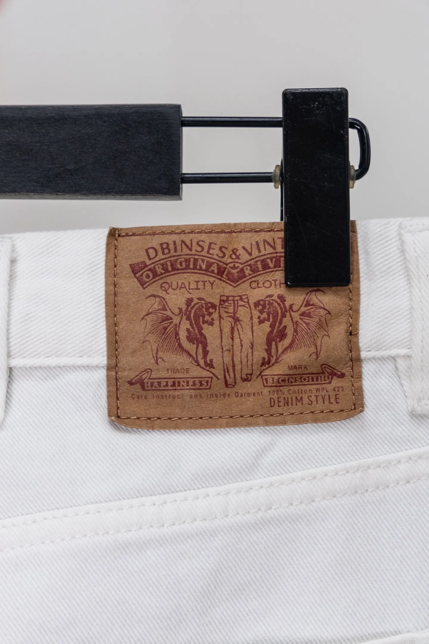Sex Records Leopard Cross Patch Jeans D20519770 — view 10