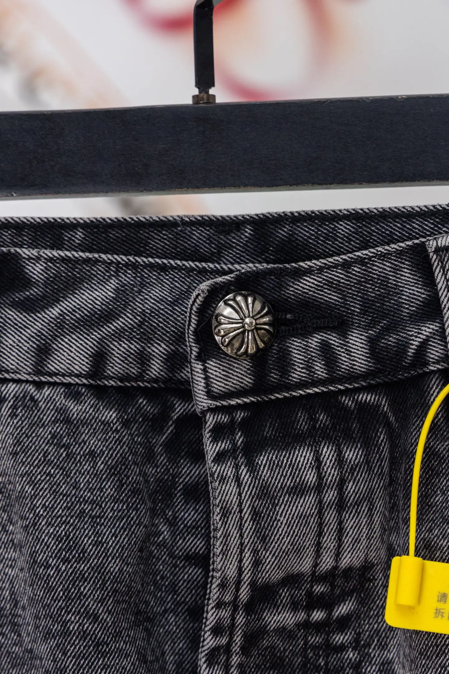 Chrome Hearts Multi-Patch Straight-Leg Jeans D20519774 — view 4