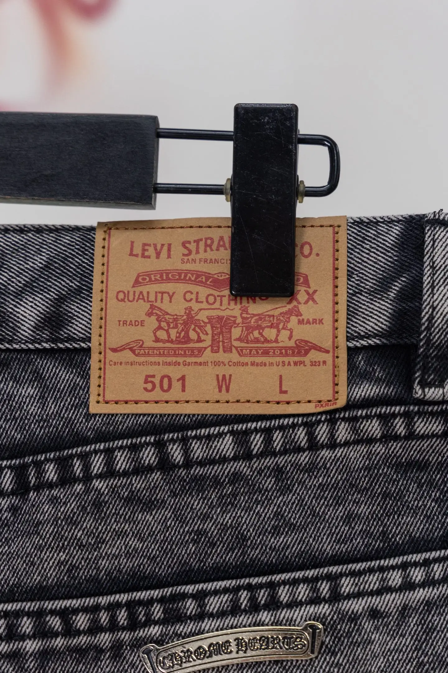 Chrome Hearts Multi-Patch Straight-Leg Jeans D20519774 — view 10