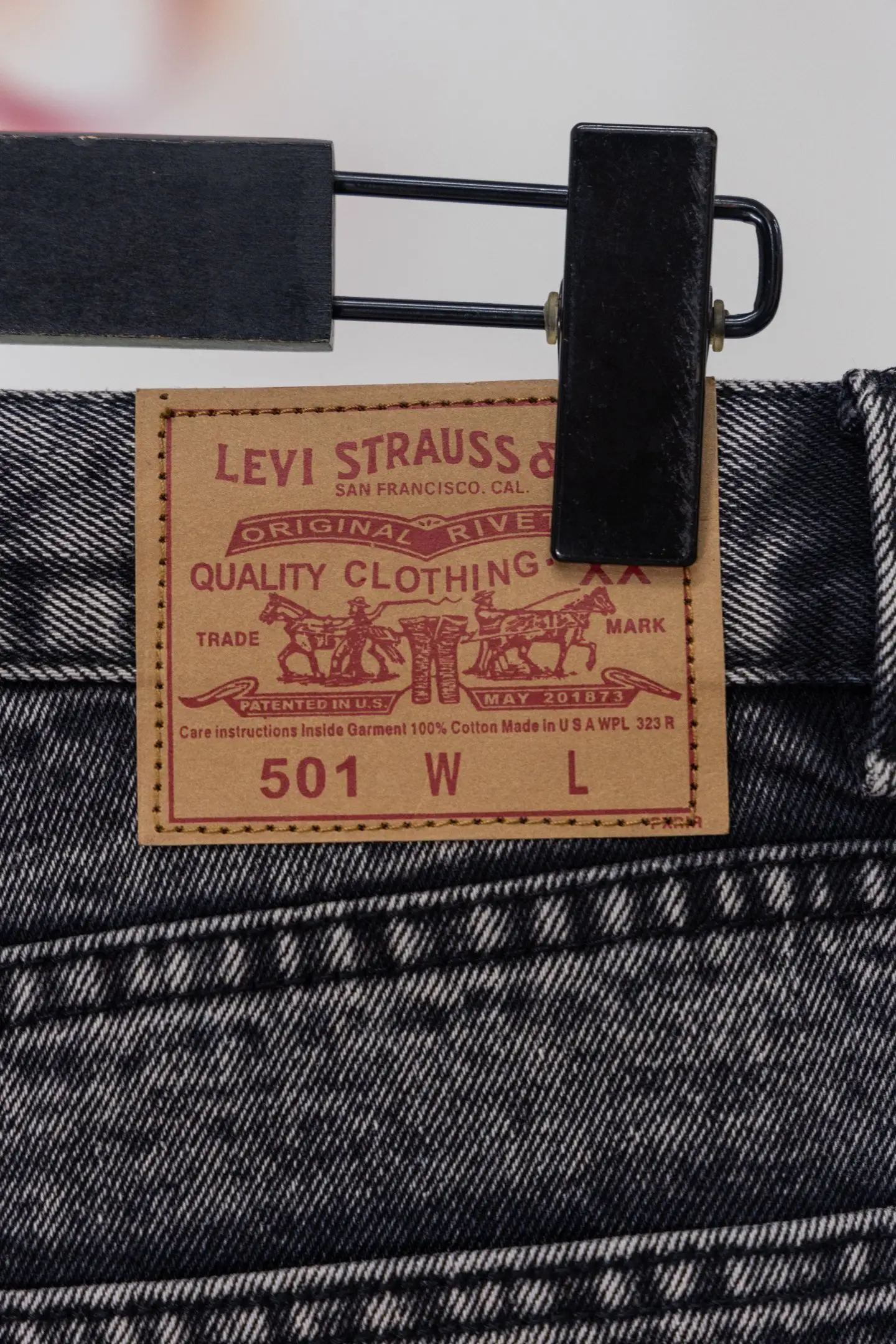 Chrome Hearts Cross Patch Straight-Leg Jeans D20519775 — view 10