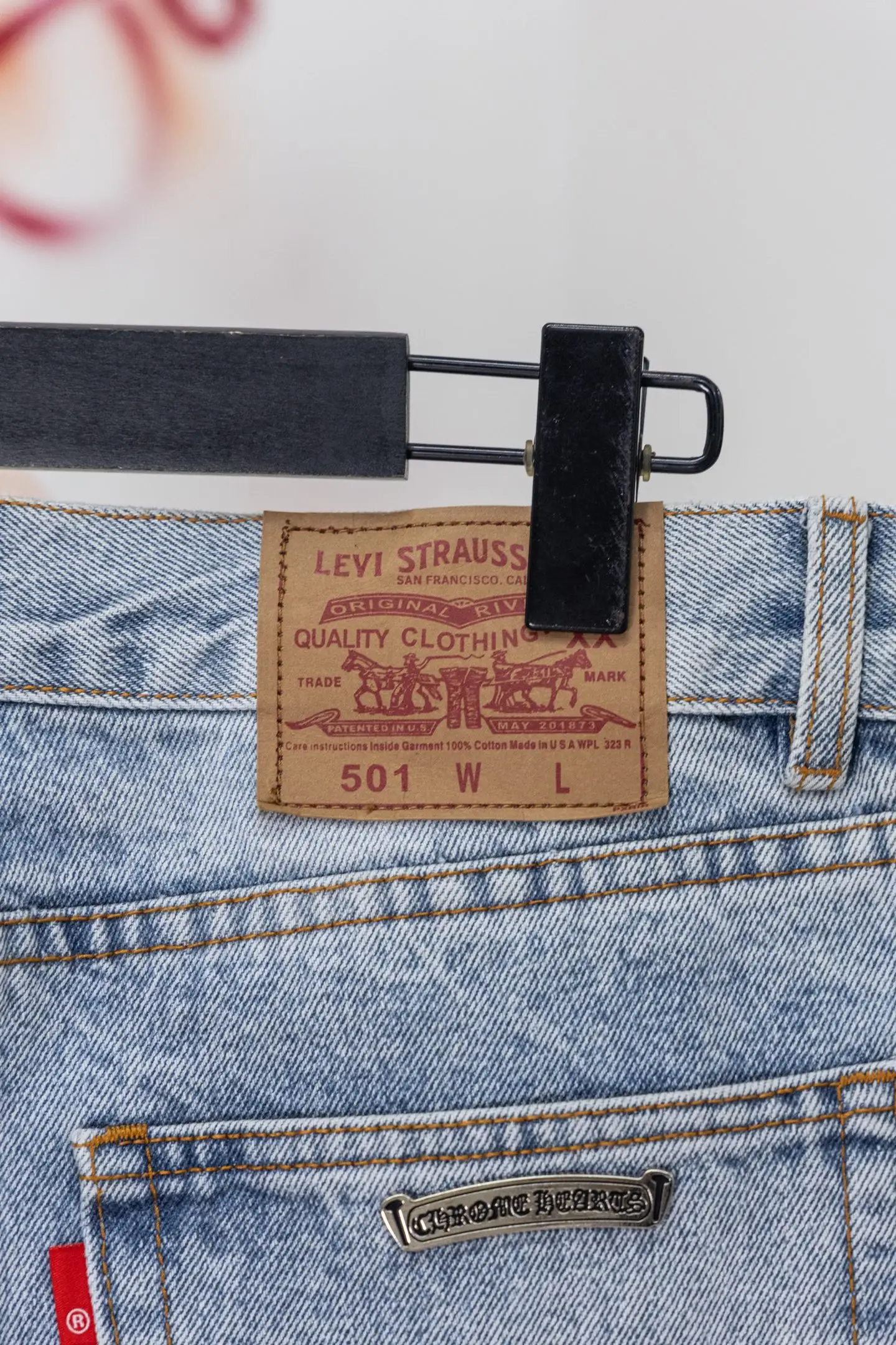 Cross Patch Straight-Leg Jeans D20519784 — view 9