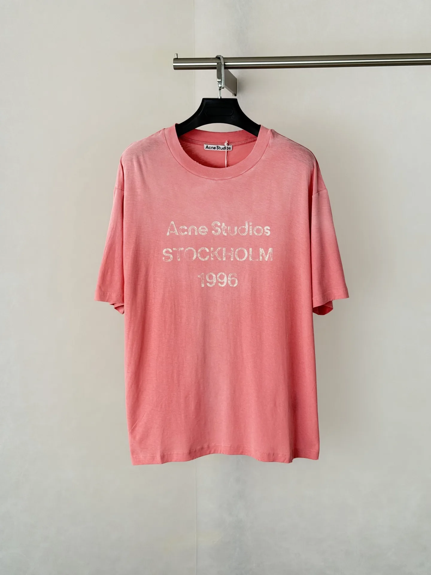 Distressed Logo-Print Cotton-Linen T-Shirt D20818658