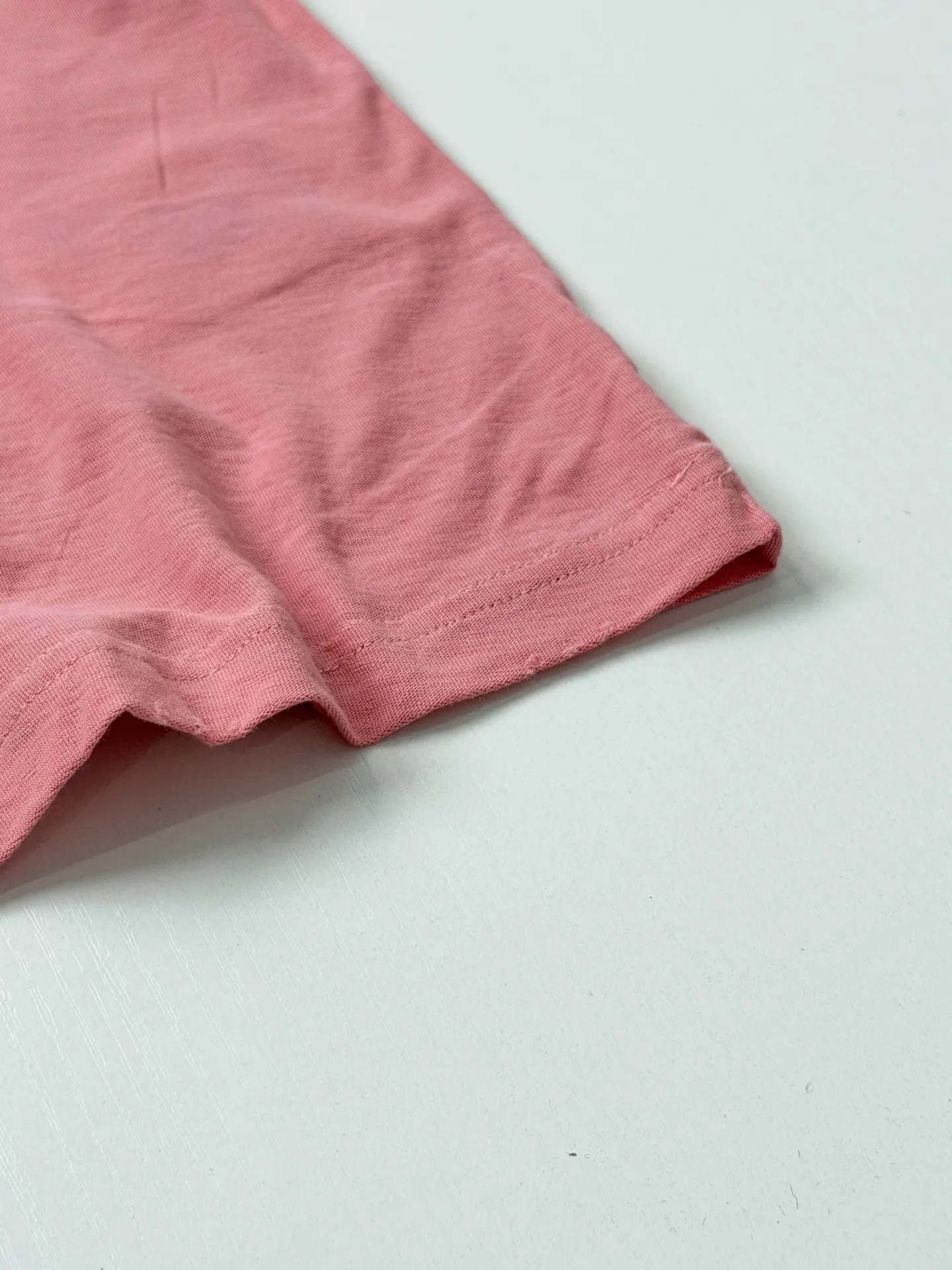 Distressed Logo-Print Cotton-Linen T-Shirt D20818658 — view 6