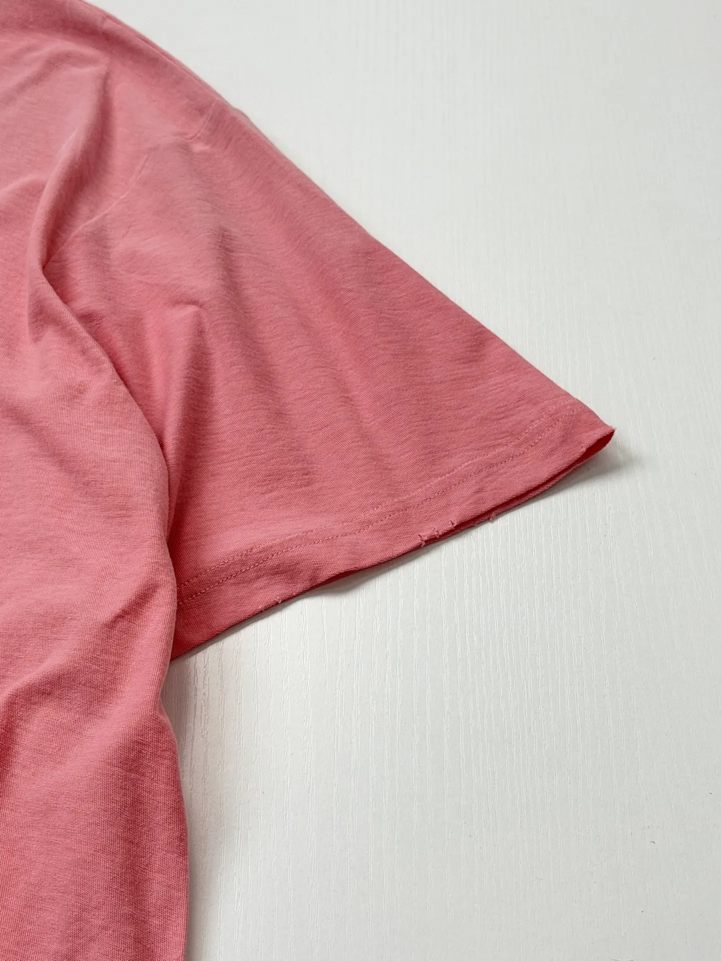 Distressed Logo-Print Cotton-Linen T-Shirt D20818658 — view 7