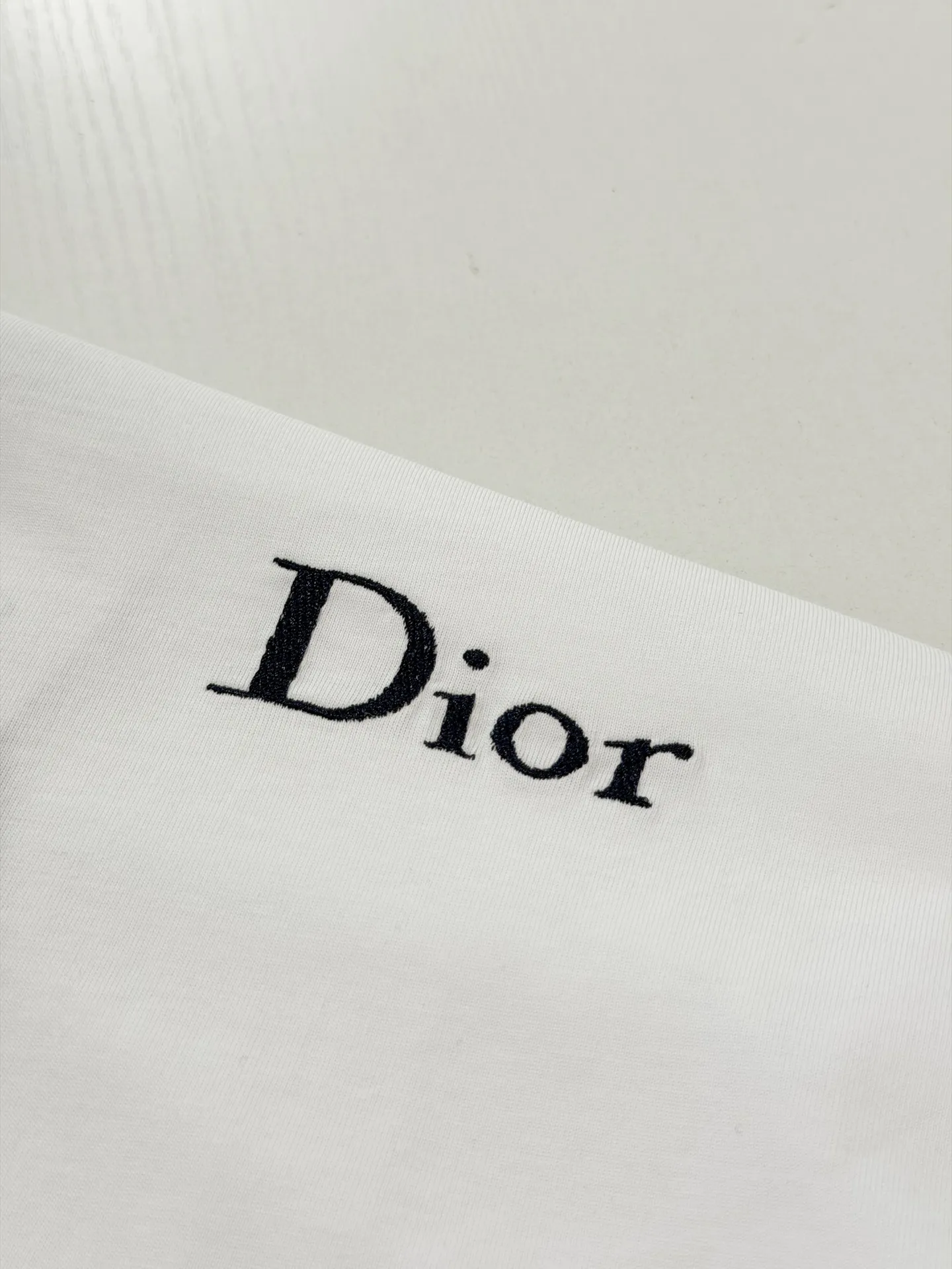 Logo Embroidery Long-Sleeve Cotton T-Shirt D20822040 — view 5